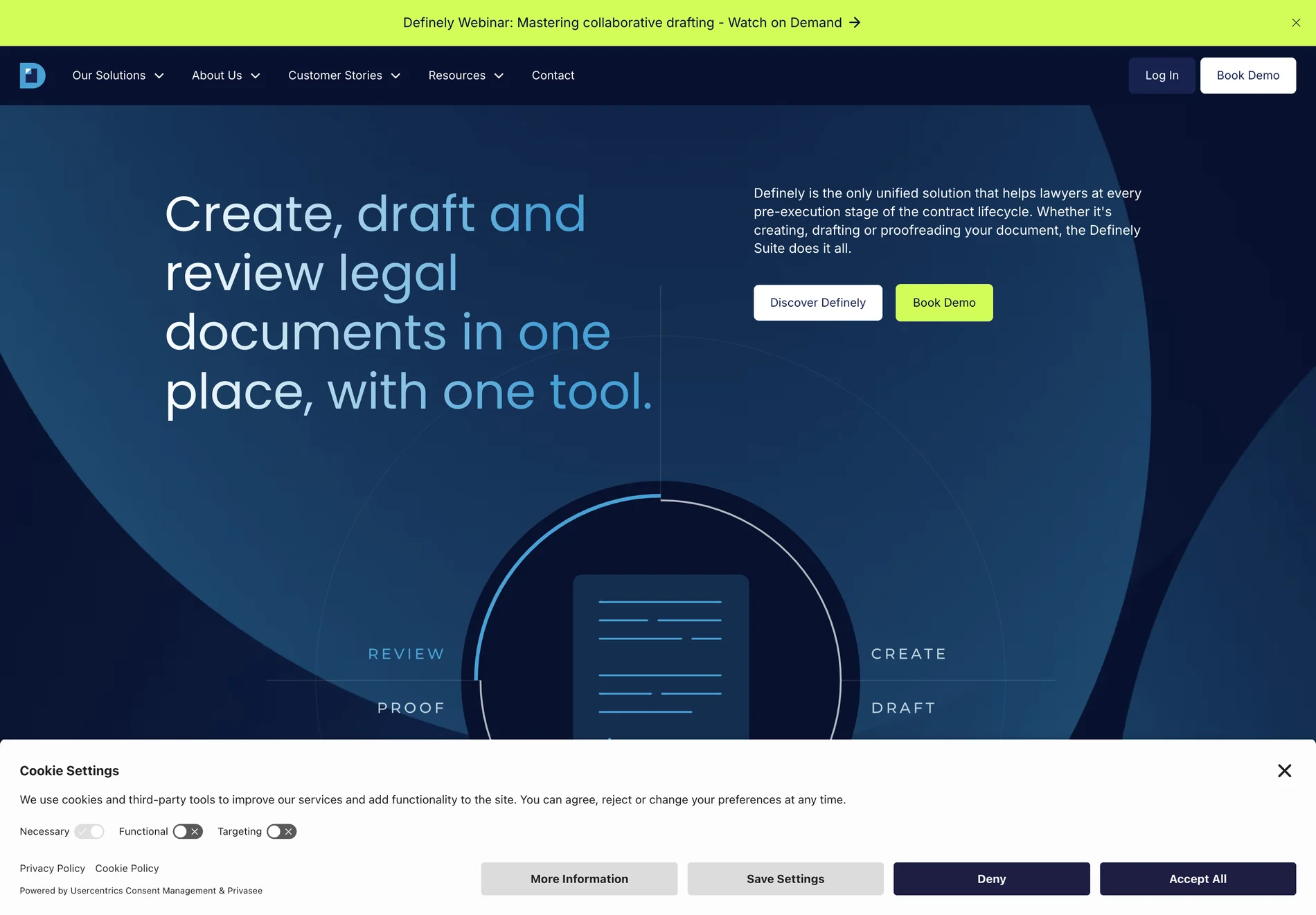 Definely - Streamline Legal Document Creation, Drafting, and Review with AI