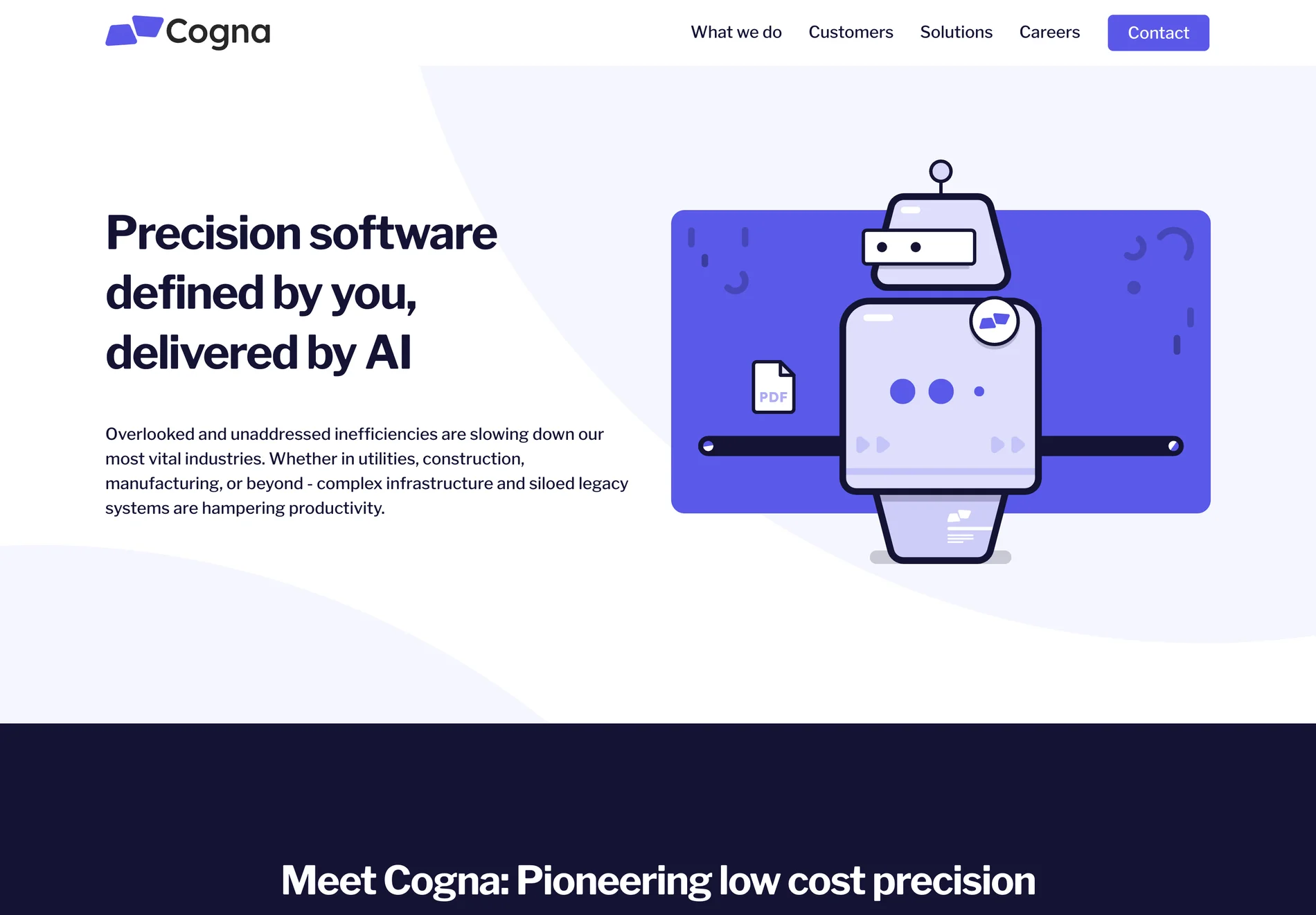 Cogna: AI-Powered Precision Software for Industry Transformation