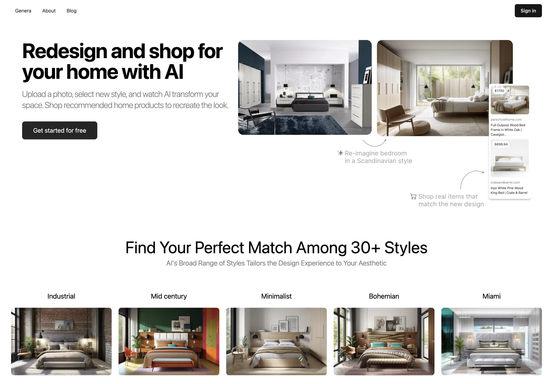 Genera AI Interior Designer: Transform Your Living Space with AI