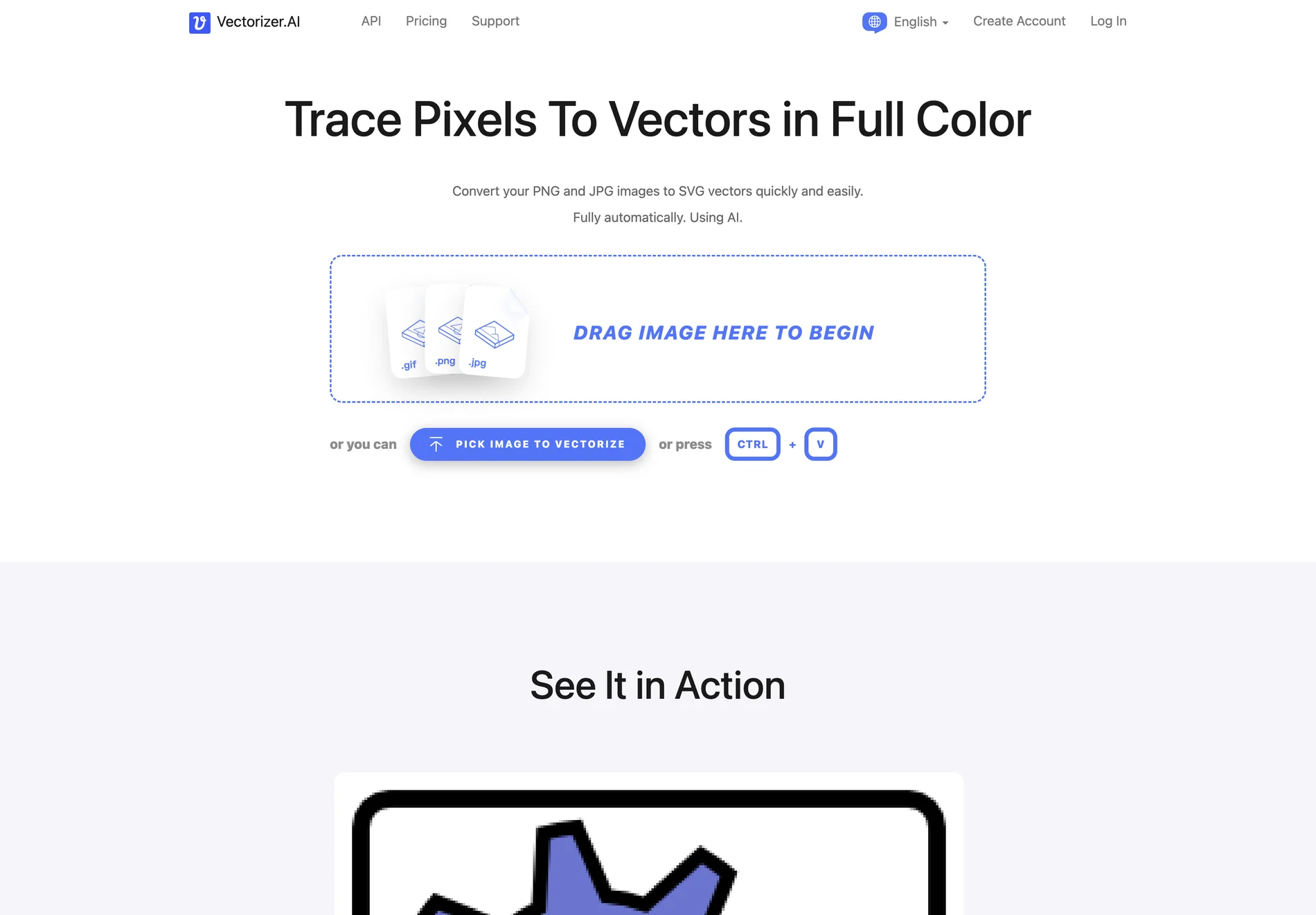 Vectorizer.AI: Convert PNG and JPG to SVG Vectors Automatically