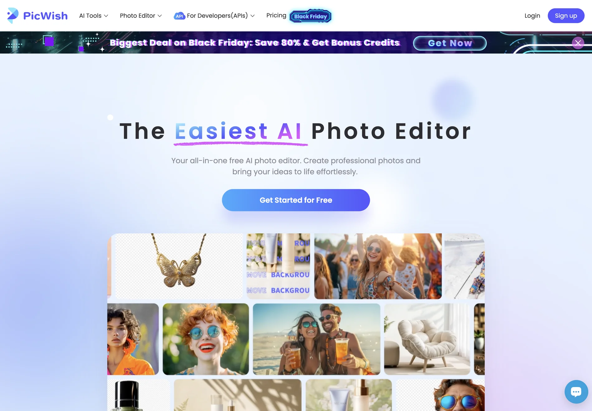 PicWish AI Photo Editor | Free Online Photo Editing Tools