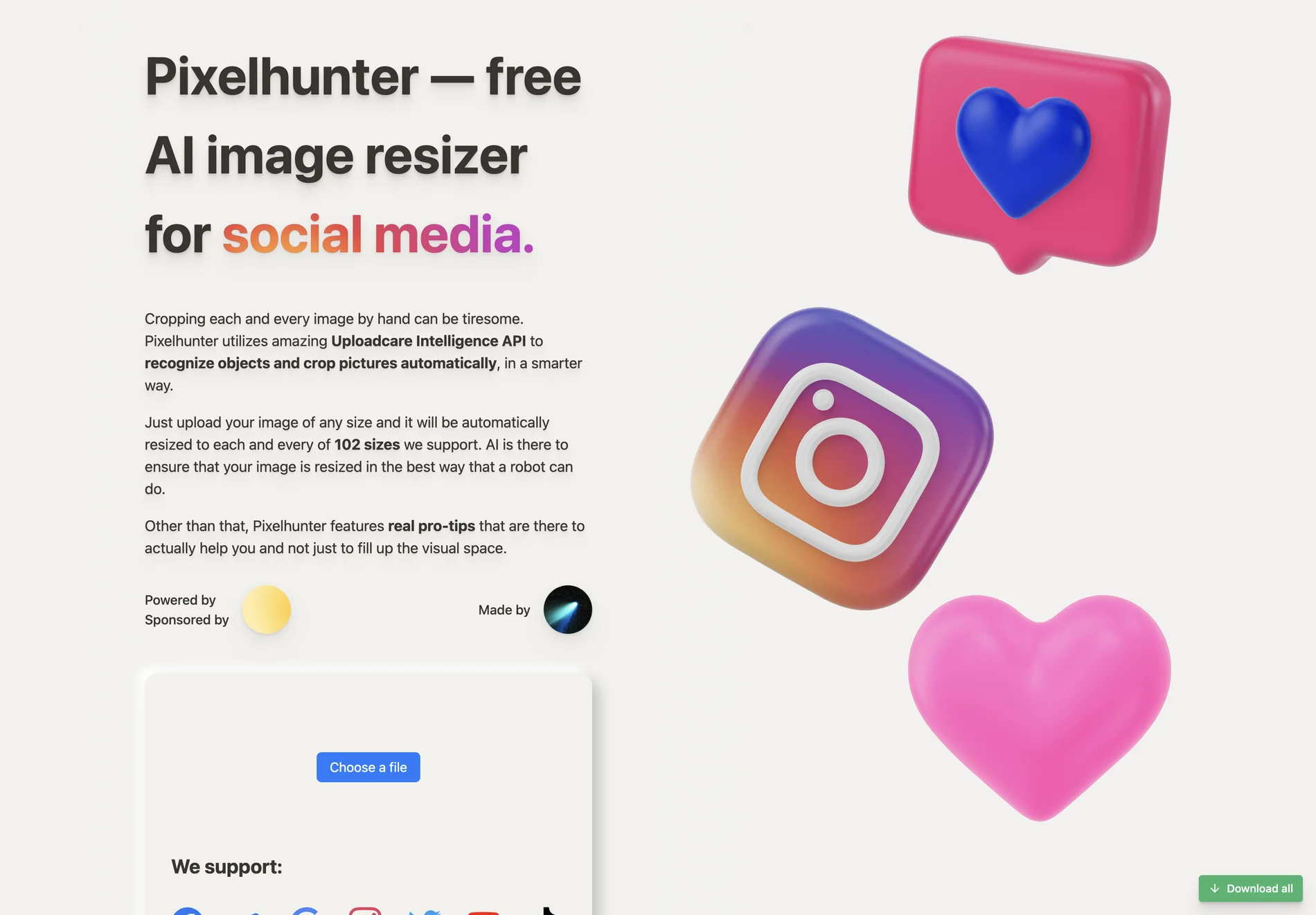 Pixelhunter — AI-Powered Image Resizer for Social Media