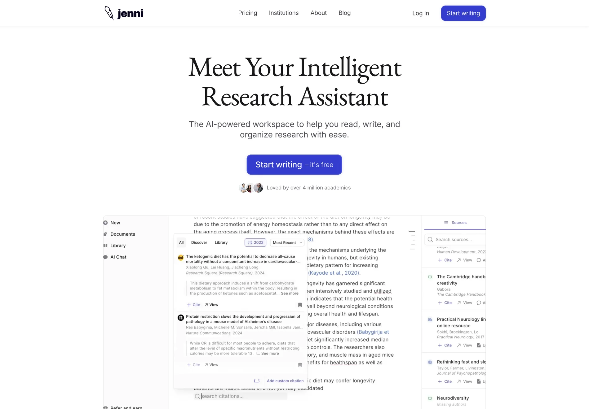 Jenni AI: Revolutionizing Research with Intelligent Assistance