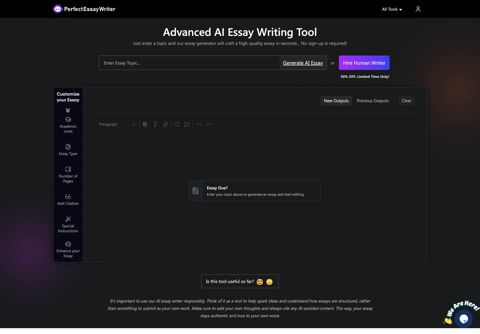 PerfectEssayWriter.ai: AI-Powered Essay Writing Made Easy