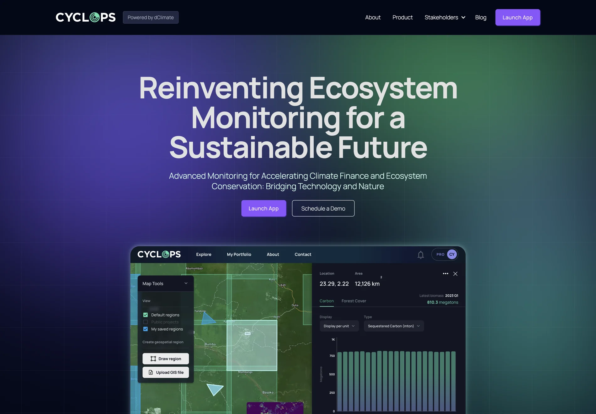 CYCLOPS: AI-Powered Platform for Natural Capital and Carbon Market Monitoring