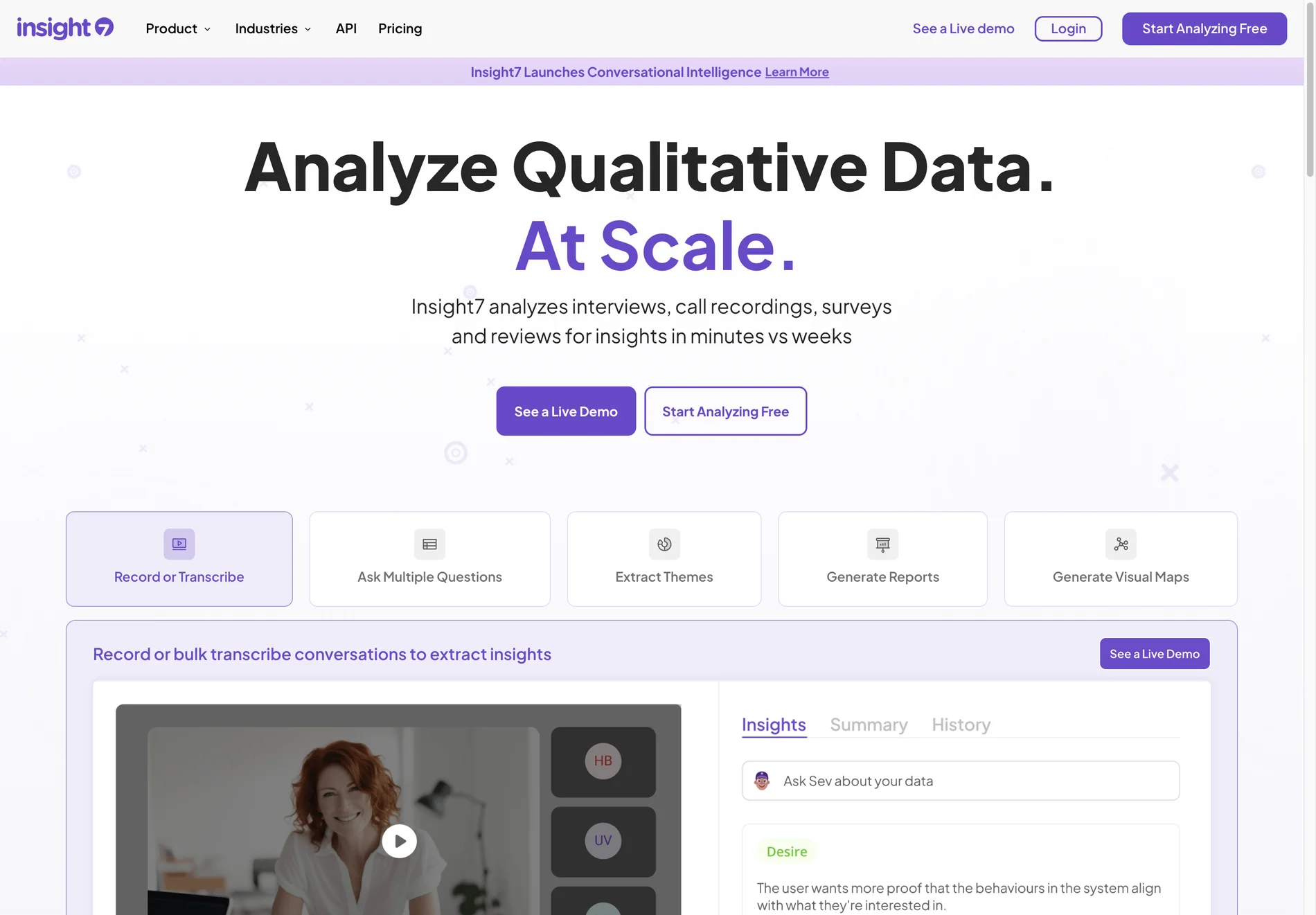 Insight7 - AI Tool For Interview Analysis & Market Research