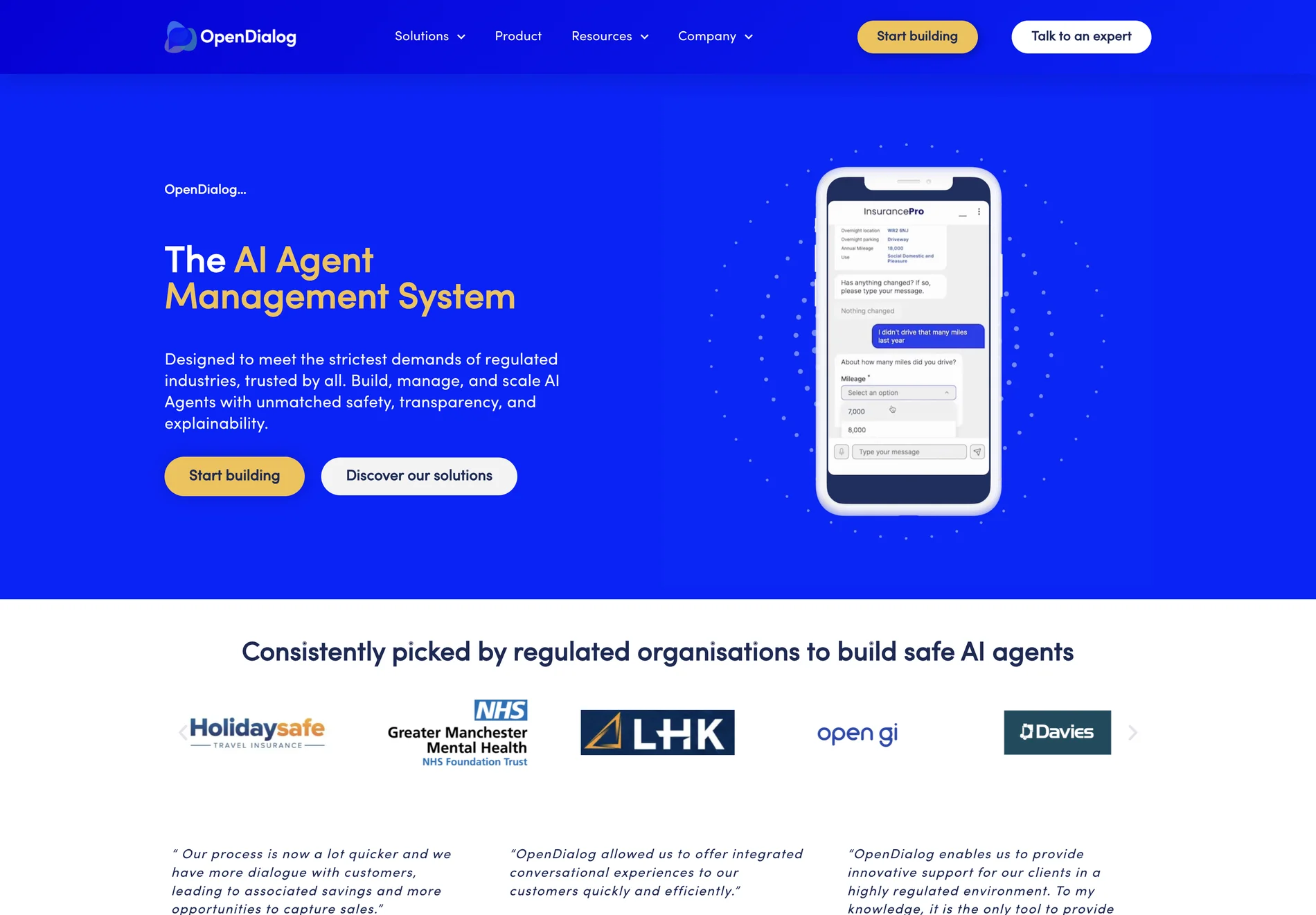 OpenDialog: Revolutionizing AI Agent Management for Regulated Industries