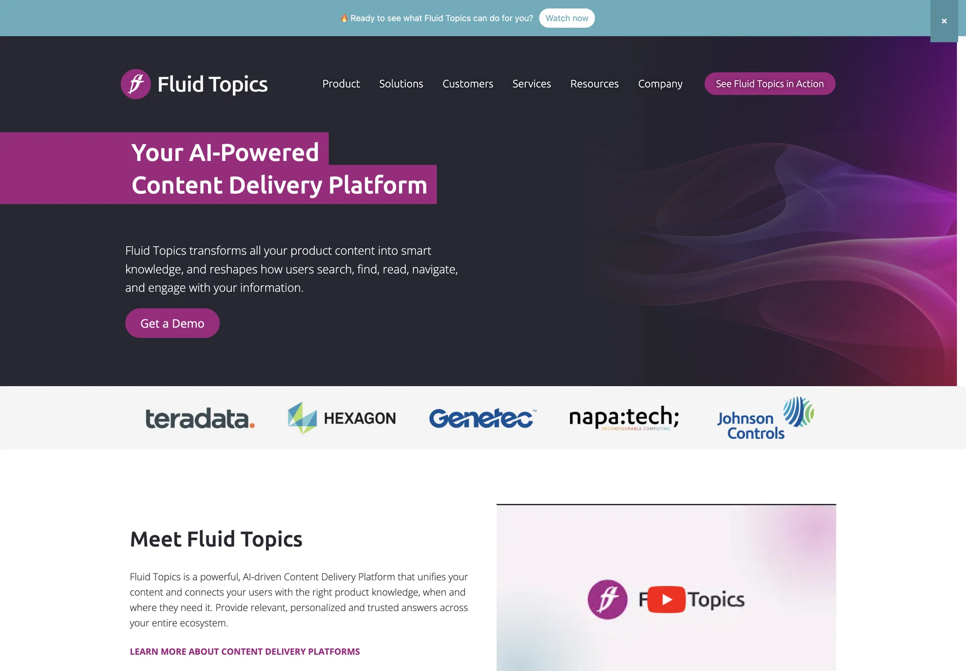 AI-Powered Content Delivery Platform - Fluid Topics