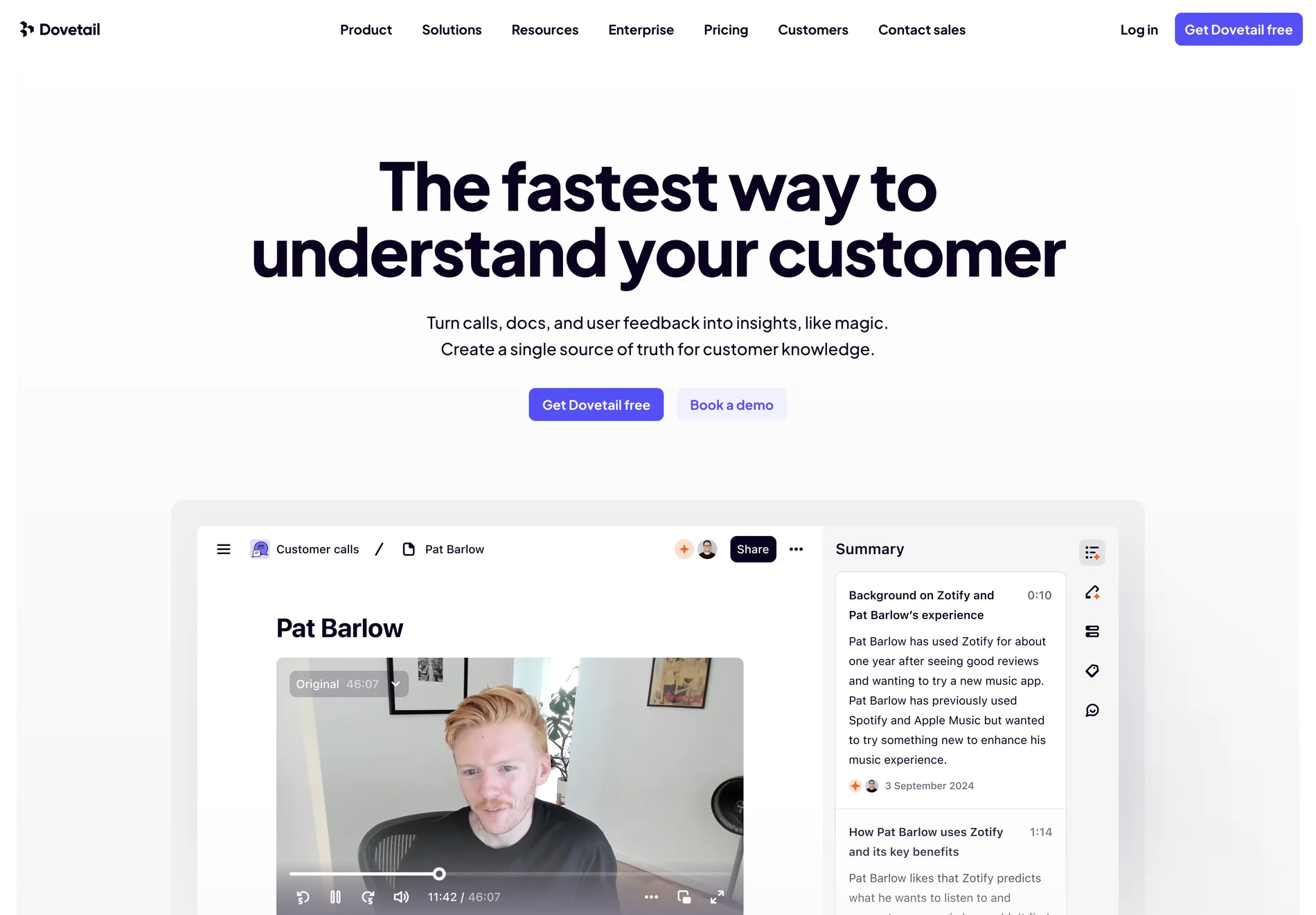 Dovetail: Transforming Customer Feedback into Actionable Insights