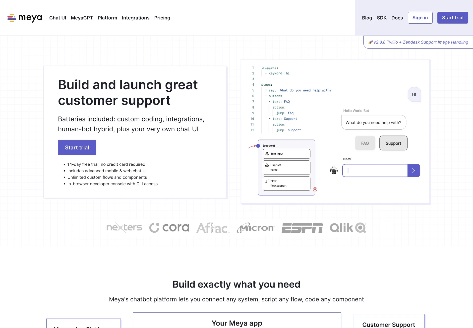 Meya: AI-Powered Chatbot Platform for Exceptional Customer Support