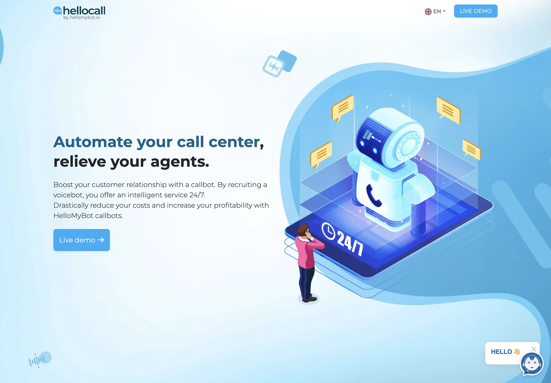 HelloMyBot: AI-Powered Callbot Solution for Enhanced Customer Service