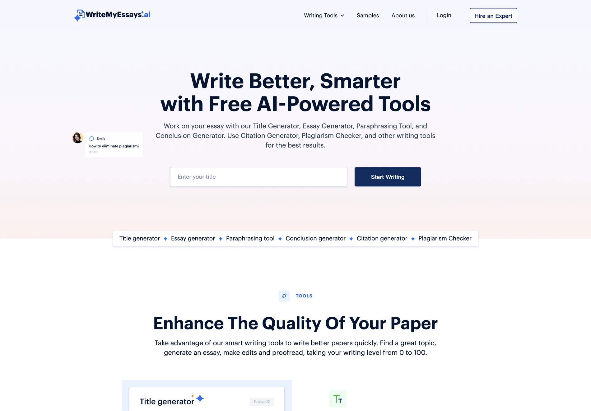 WriteMyEssays.ai: AI-Powered Writing Tools for Efficient Essay Creation