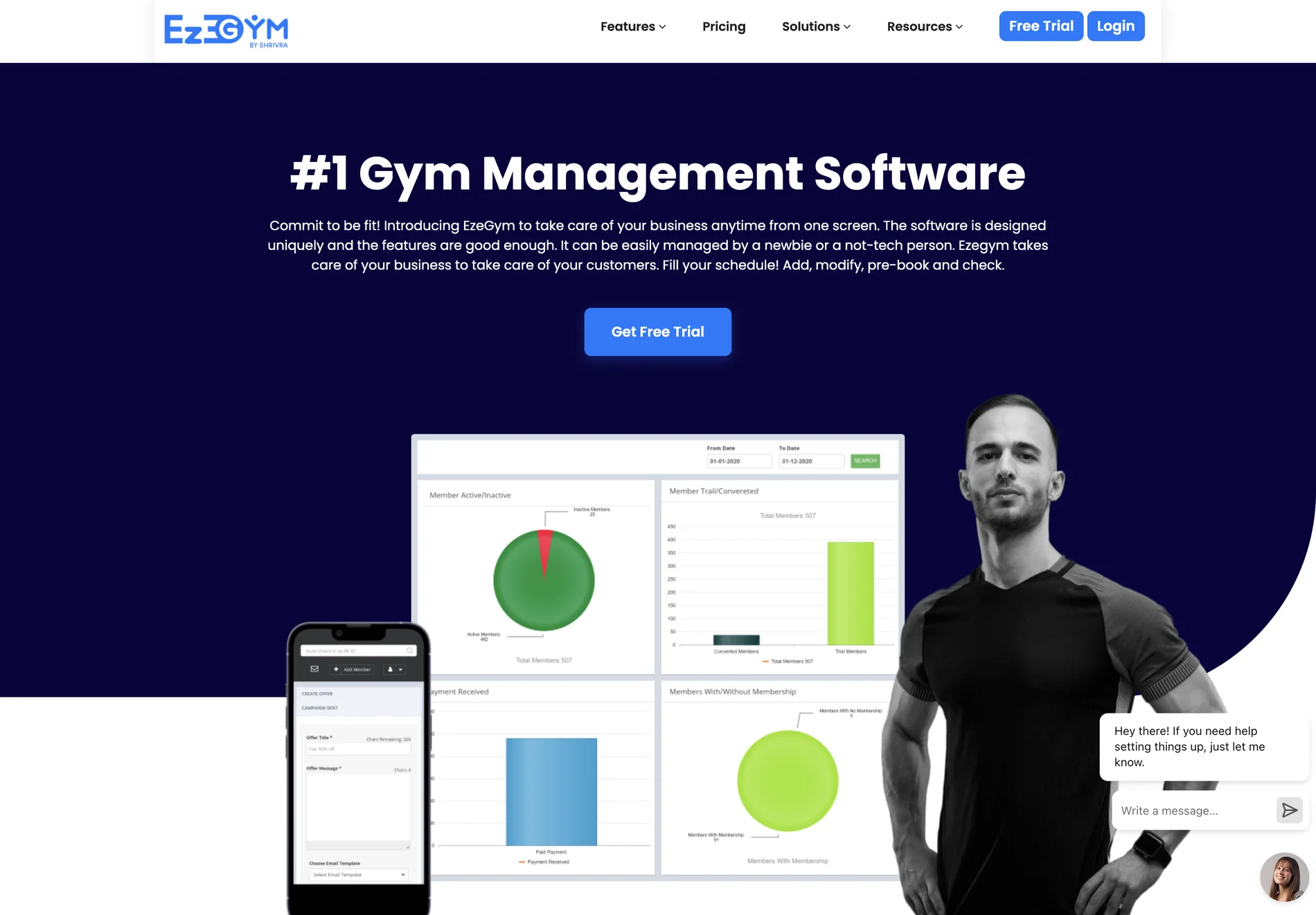 EzeGym: Revolutionizing Gym Management with AI-Powered Solutions