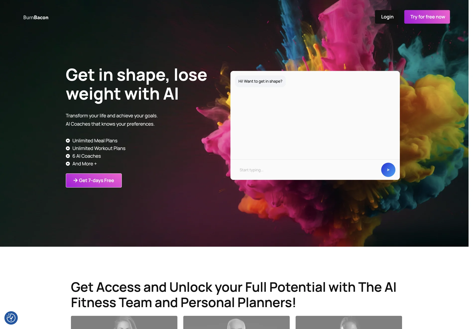 BurnBacon: Get in Shape with Your Personal AI Fitness Coach