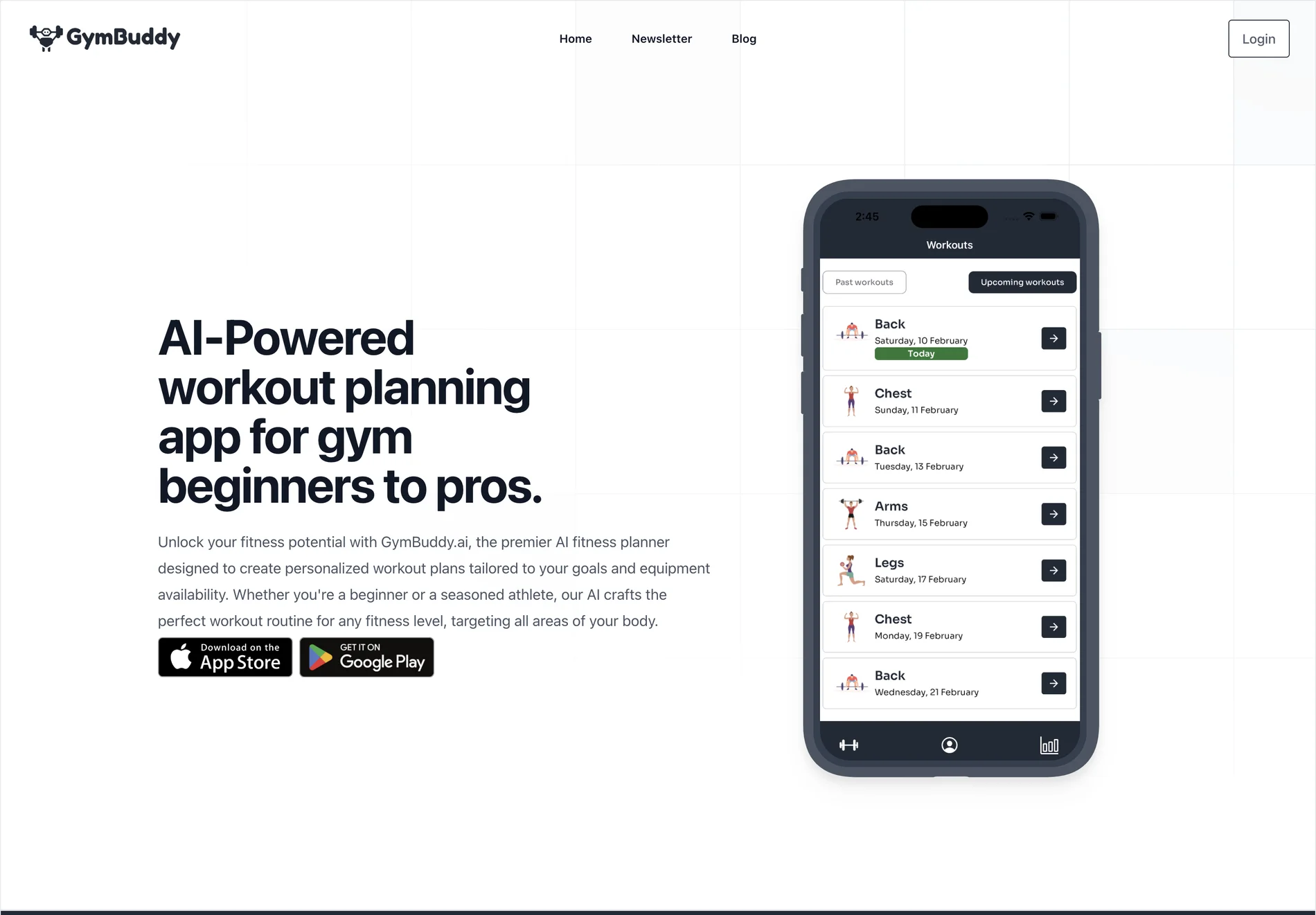 GymBuddy.ai - AI-Powered Workout Planning for Gym Users