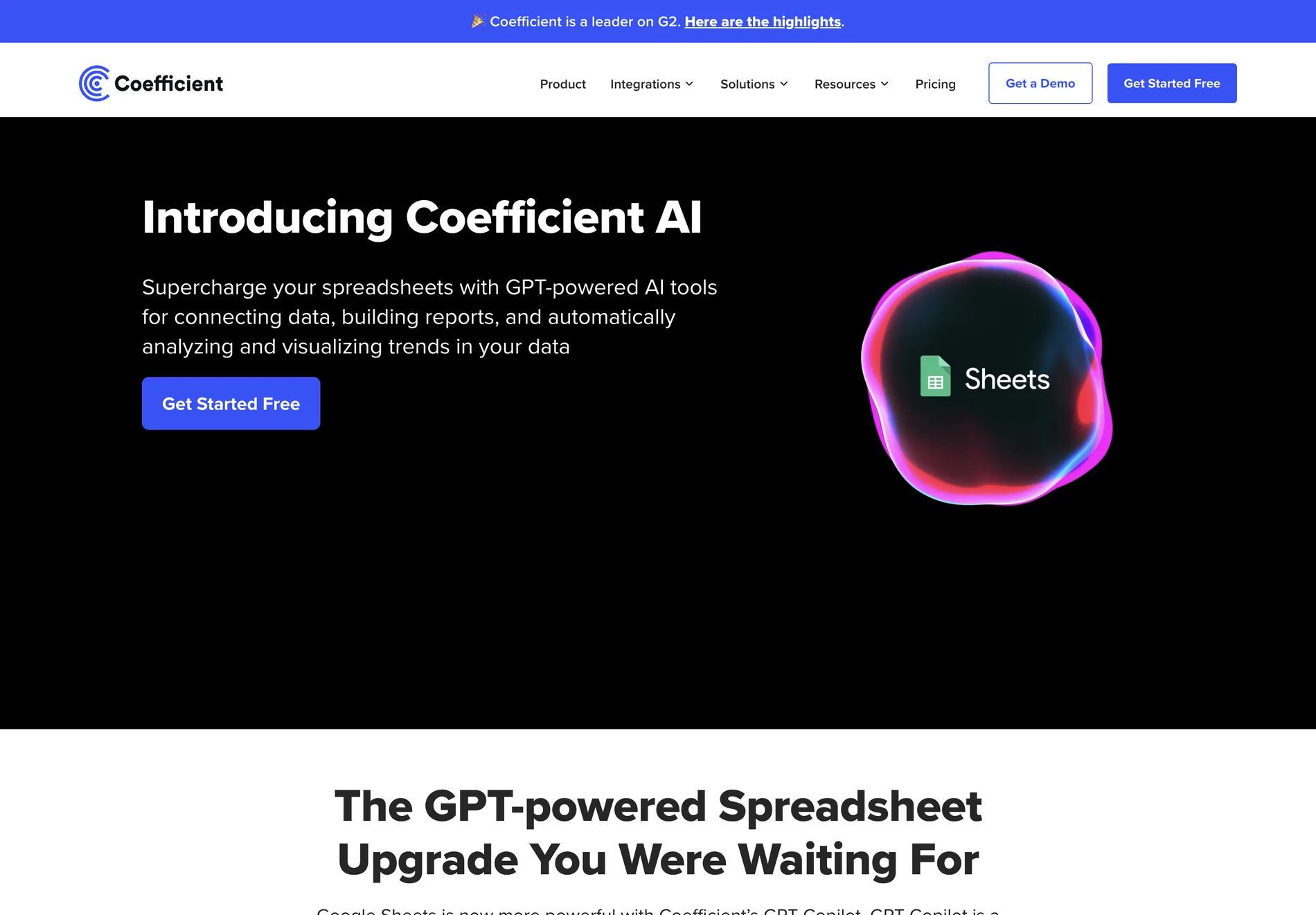 Coefficient AI: Supercharge Your Google Sheets with GPT-Powered Tools