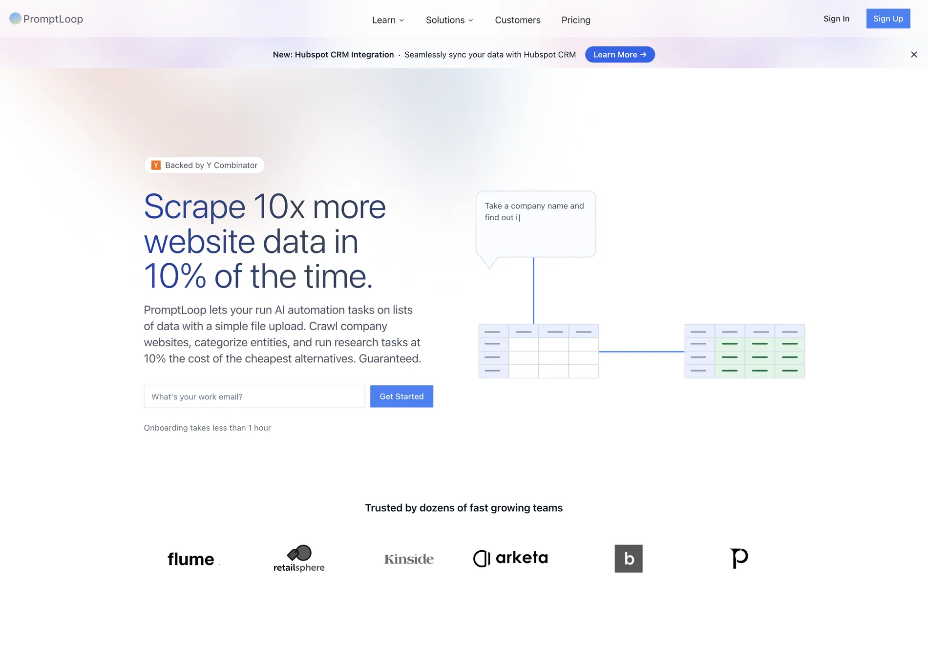 PromptLoop: AI-Powered Web Scraping & Data Extraction Platform