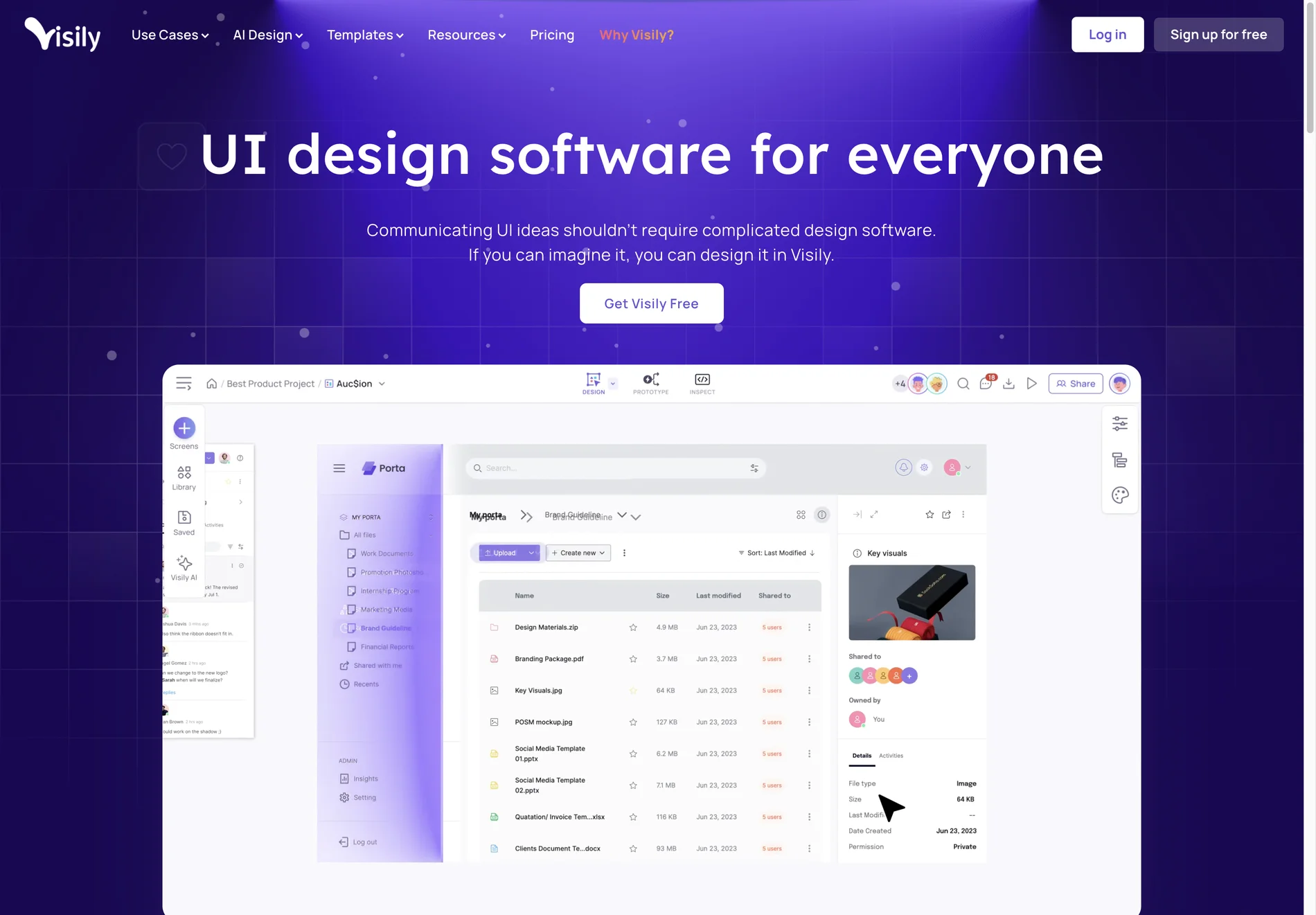 Visily - AI-powered UI Design Software for Effortless High-fidelity Creations