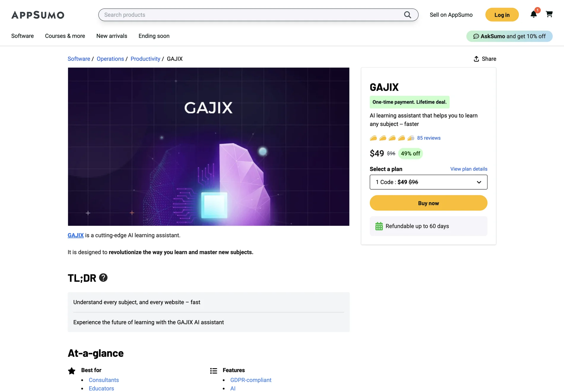 GAJIX: AI Learning Assistant for Faster Subject Mastery