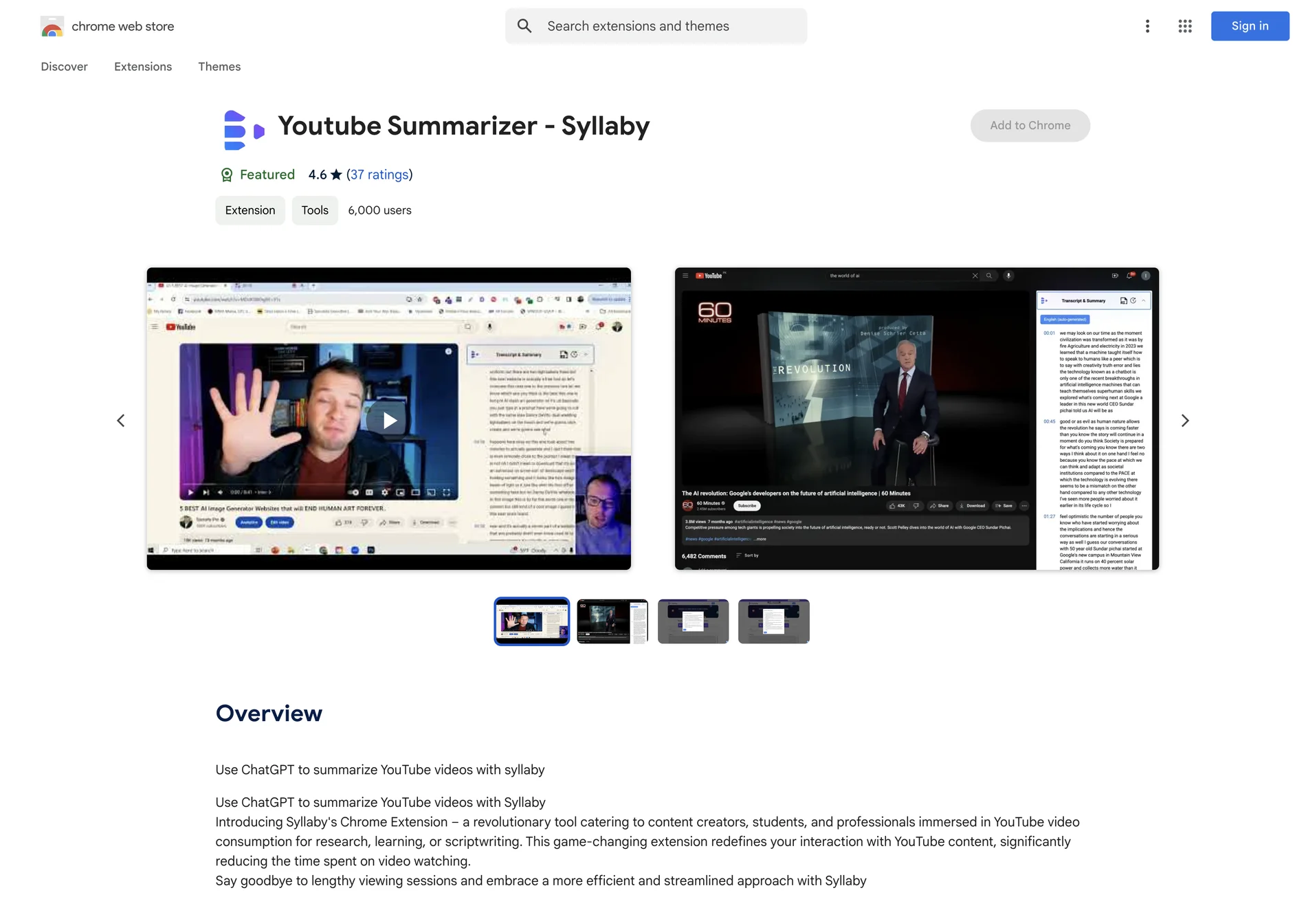 Syllaby: AI-Powered YouTube Video Summarizer