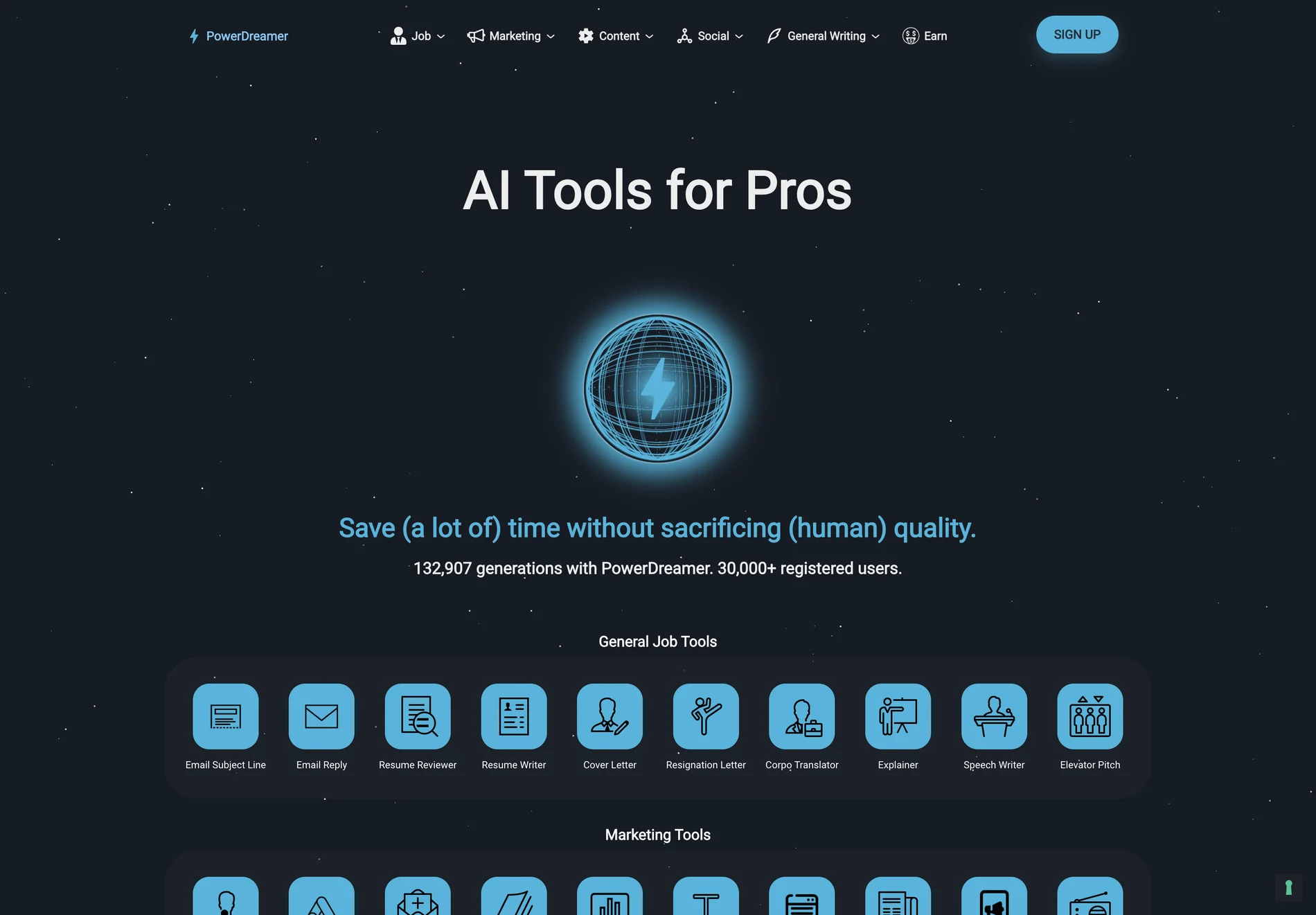 PowerDreamer: AI Tools for Pros to Save Time Without Sacrificing Quality