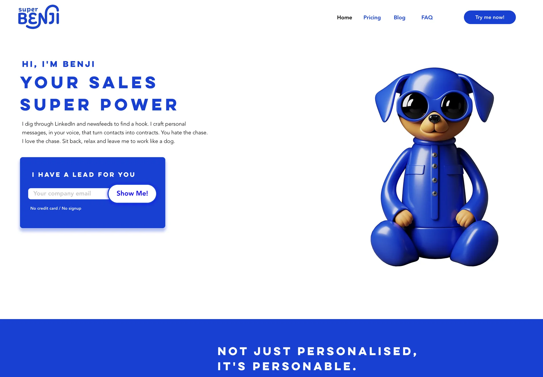 Super Benji: Revolutionizing Sales with AI-Powered Personalization