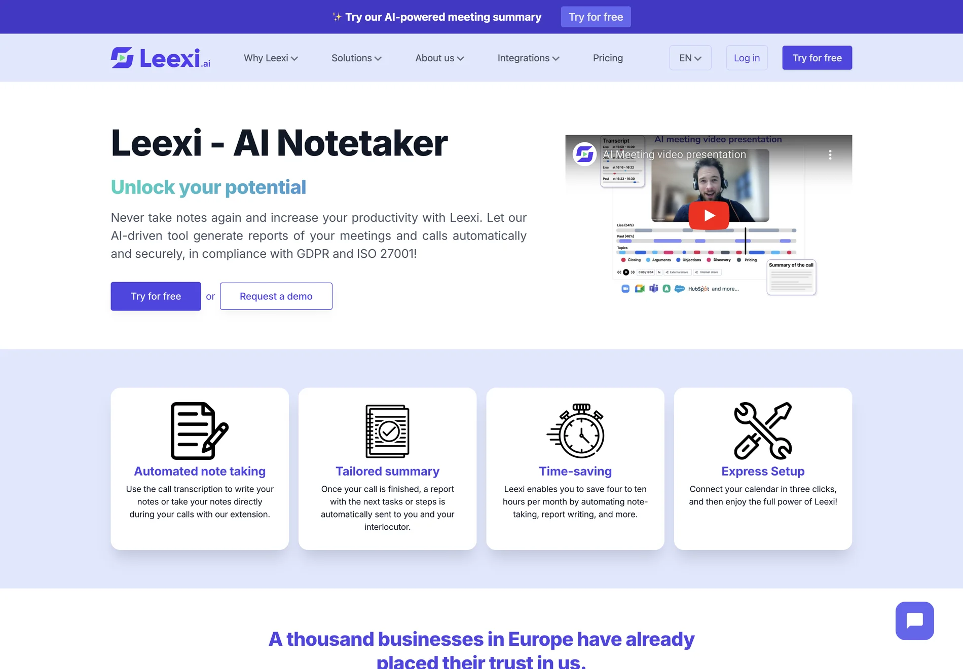 Leexi AI Notetaker: Revolutionizing Meeting Management with AI