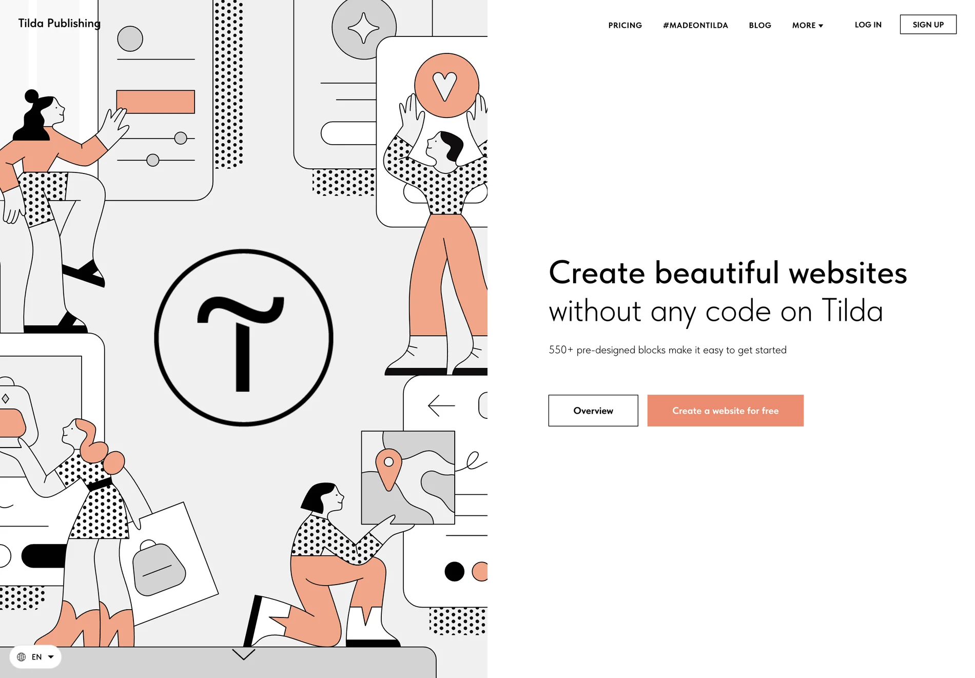 Create a Website for Free with Tilda Publishing - AI-Powered Website Builder