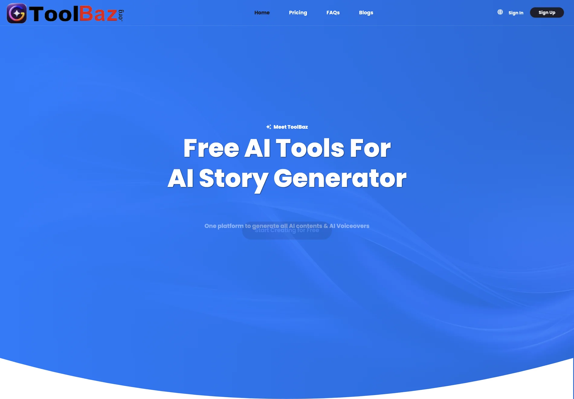 ToolBaz: Free AI Writer, Chat GPT-4, Image & Voice Generator