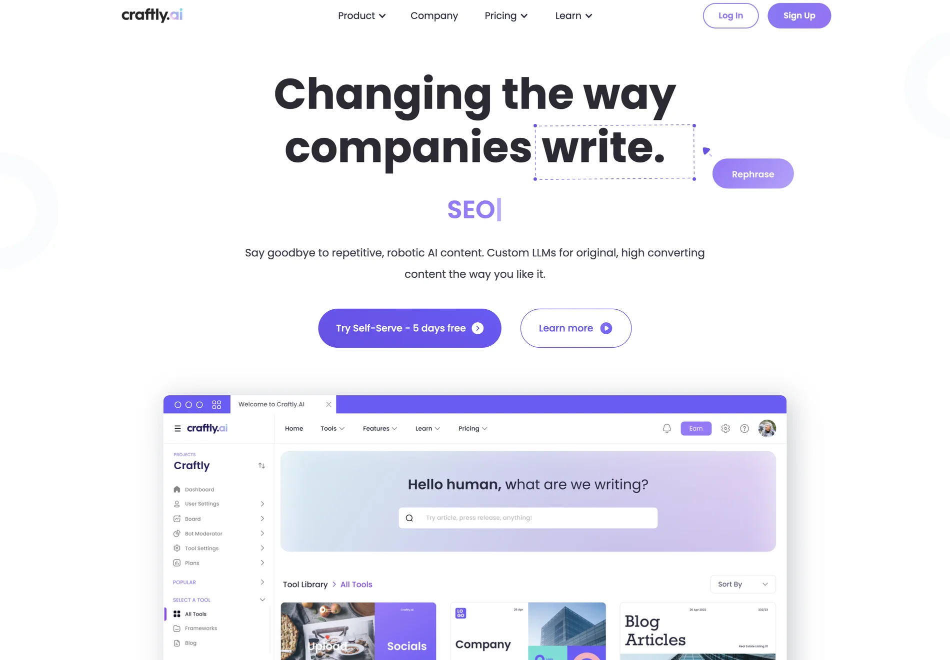 Craftly.AI - The Best AI Copywriting Assistant