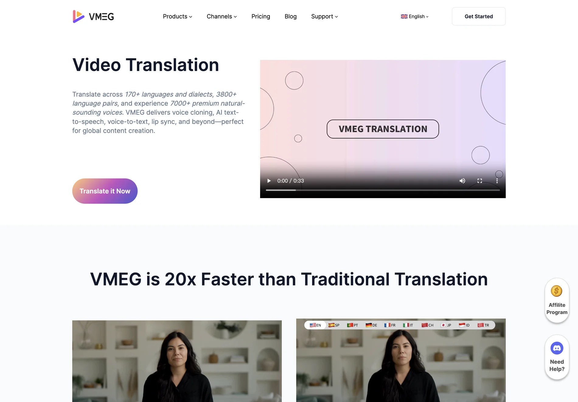 VMEG: The Ultimate AI-Powered Video Translation Tool for 170+ Languages