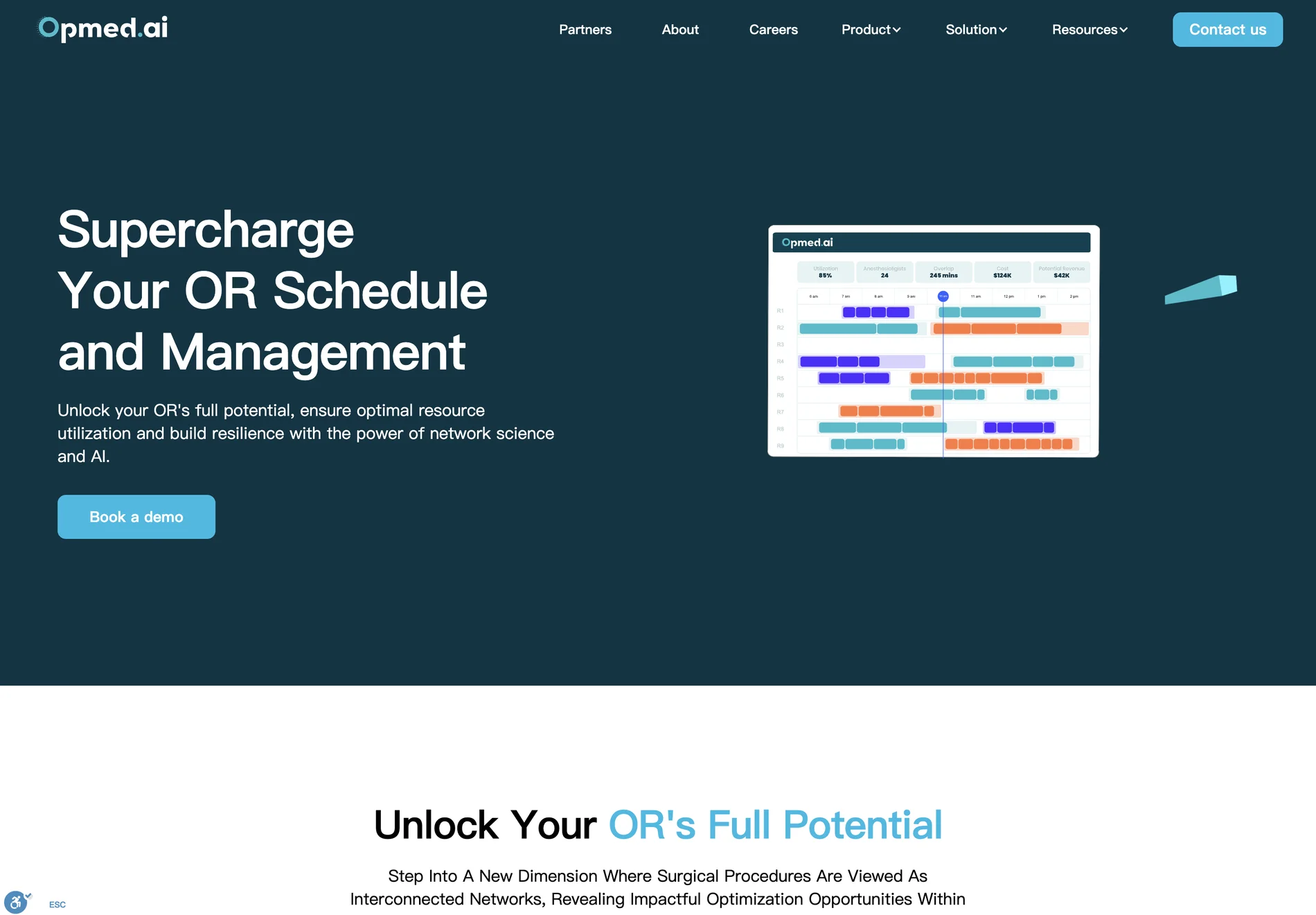 Opmed.ai: Optimize OR Scheduling and Management with AI