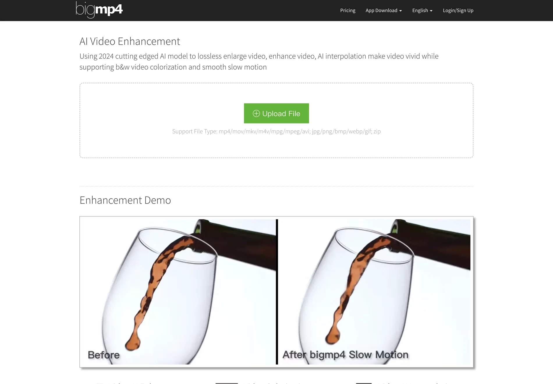 AI Video Enhancement with bigmp4: Lossless Enlargement and Vivid Video Quality