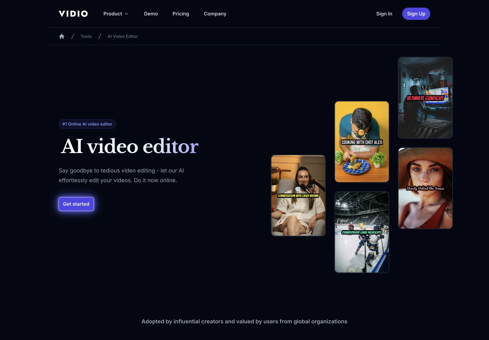 VIDIO: The AI-Powered Video Editor Revolutionizing Creativity