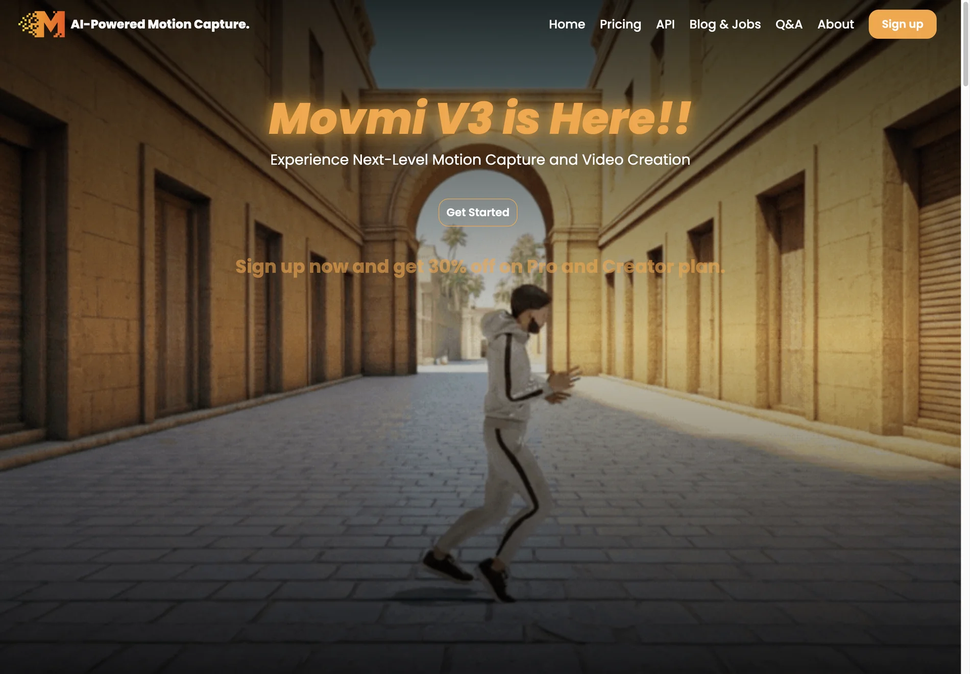 Movmi - AI-Powered Motion Capture for 3D Animators