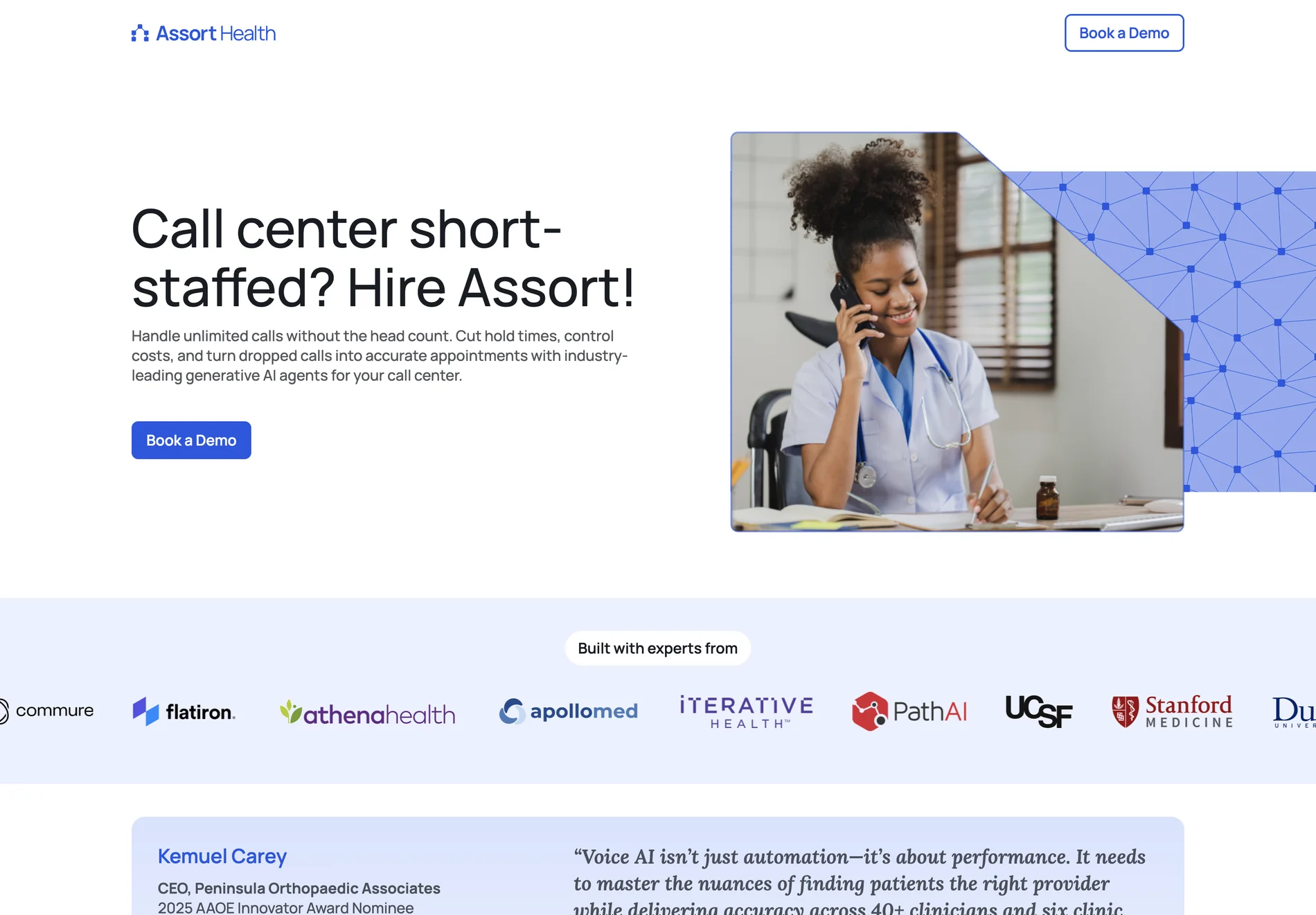 Assort Health: Transforming Healthcare Call Centers with Generative AI