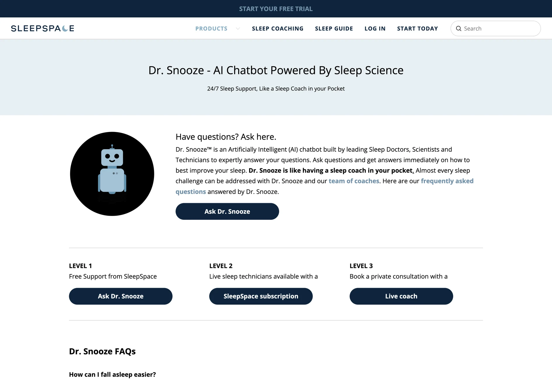 Dr. Snooze AI: 24/7 Sleep Support for Better Rest and Increased Energy