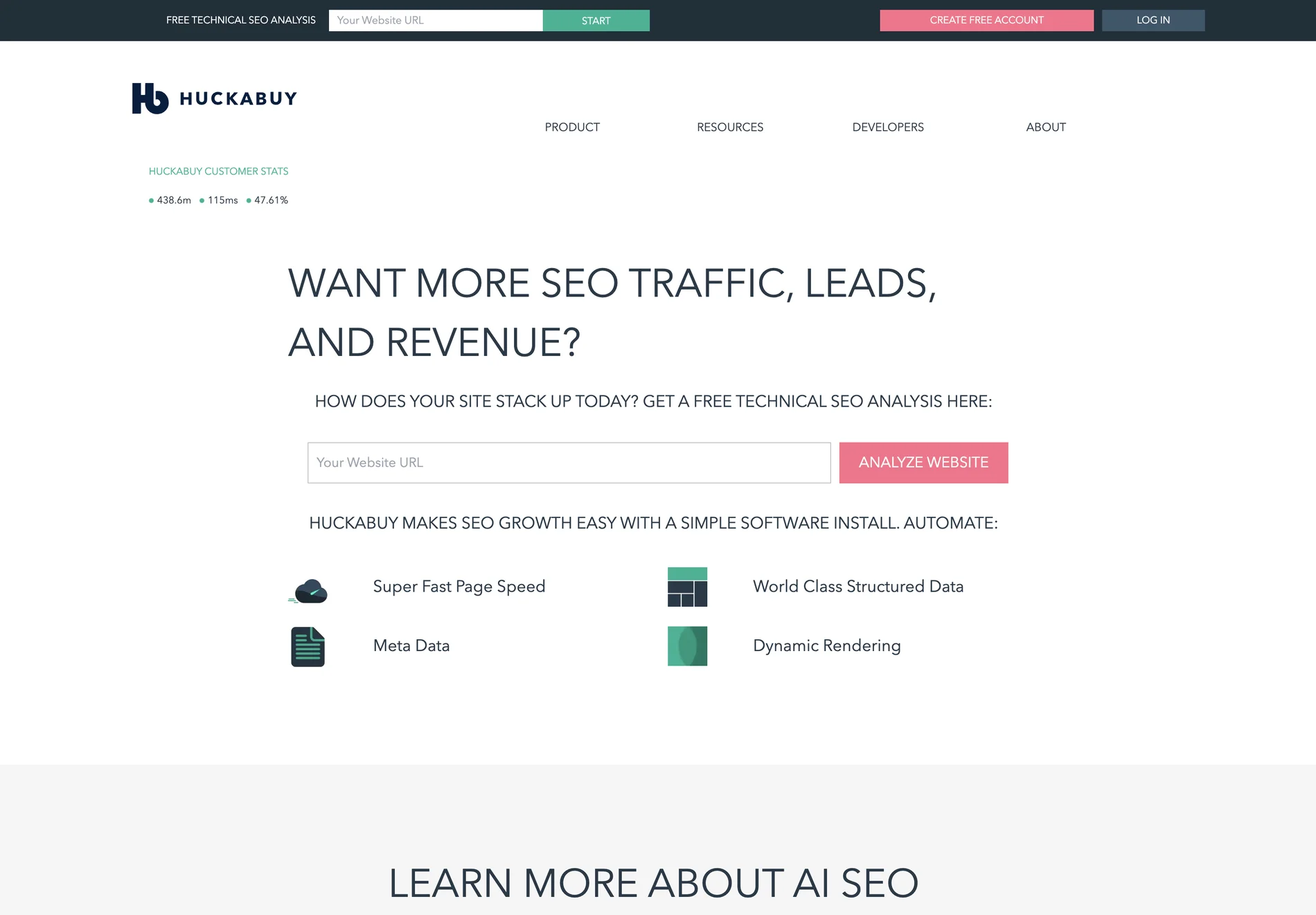 Huckabuy: The AI-Powered Technical SEO Platform for Boosting Organic Traffic