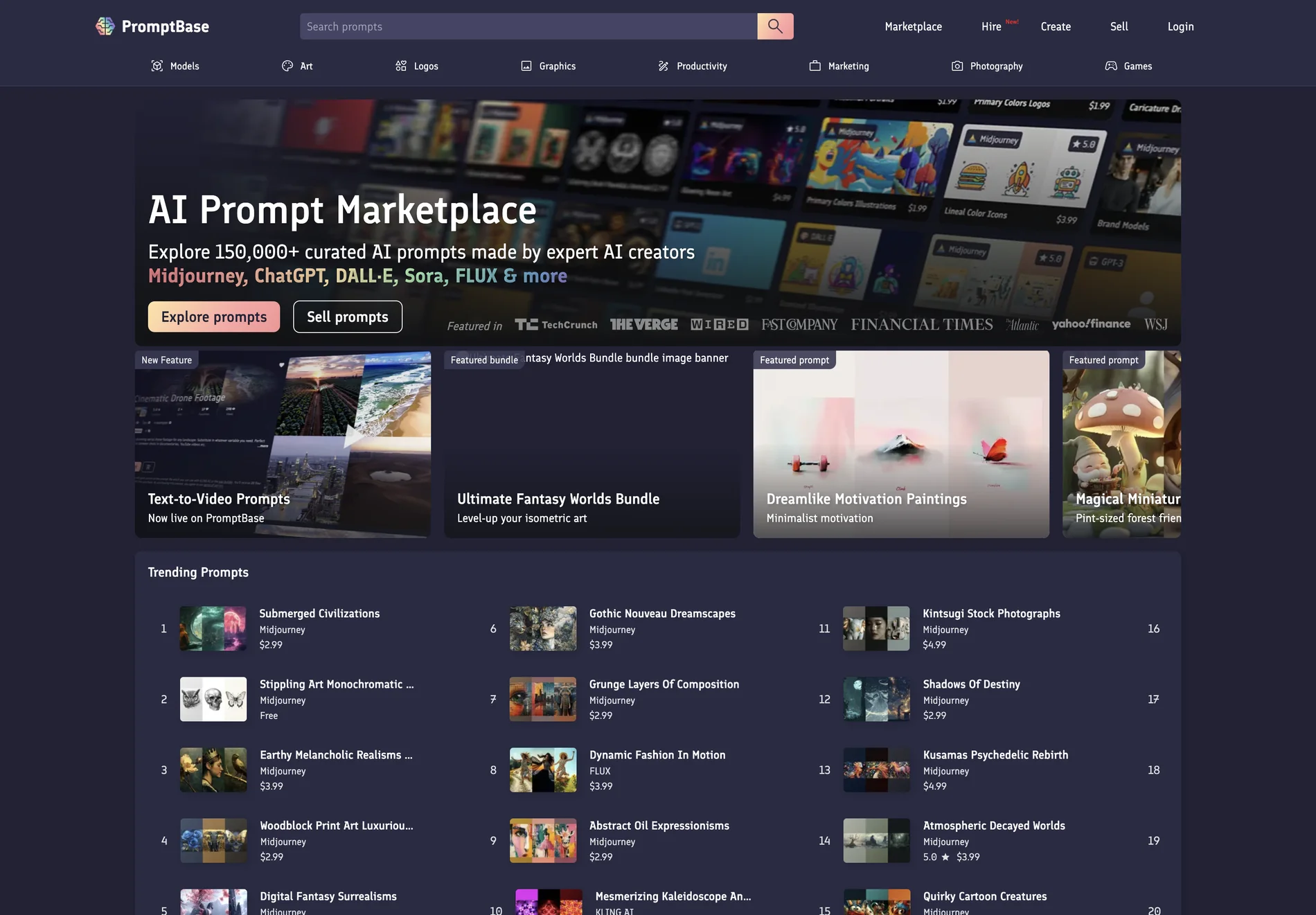 PromptBase: The Ultimate AI Prompt Marketplace for Creators and Businesses