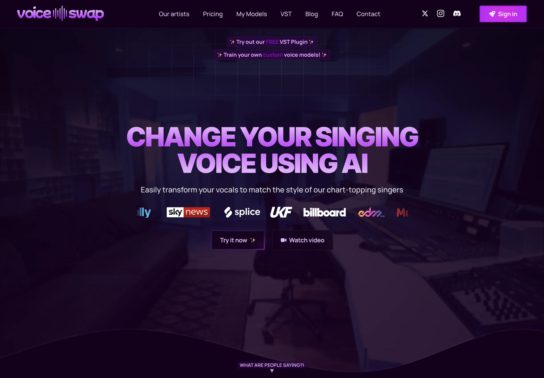 Voice-Swap: Transform Your Singing Voice with AI