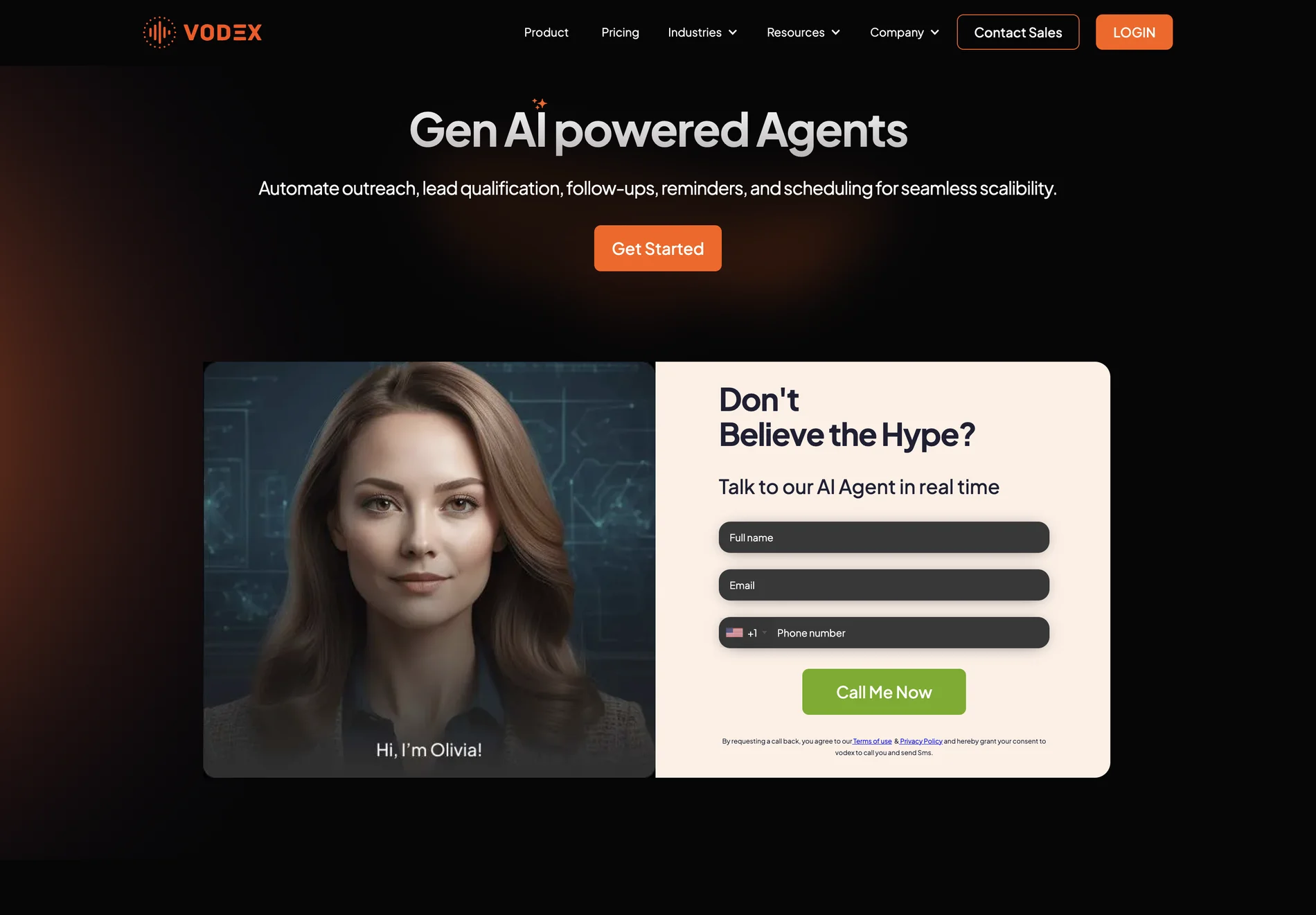 Vodex | Automate Outreach with Gen AI-Powered Agents