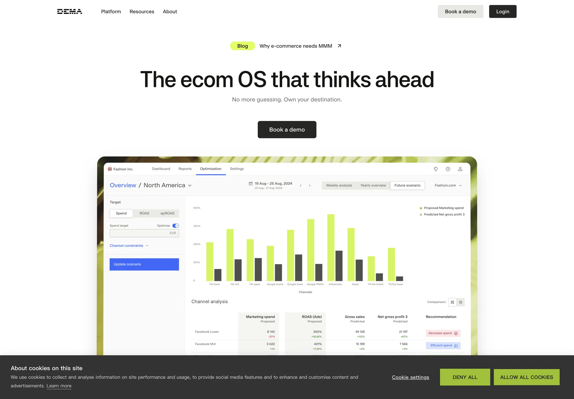 Dema: AI-Powered E-commerce Analytics for Smarter Decisions and Faster Growth