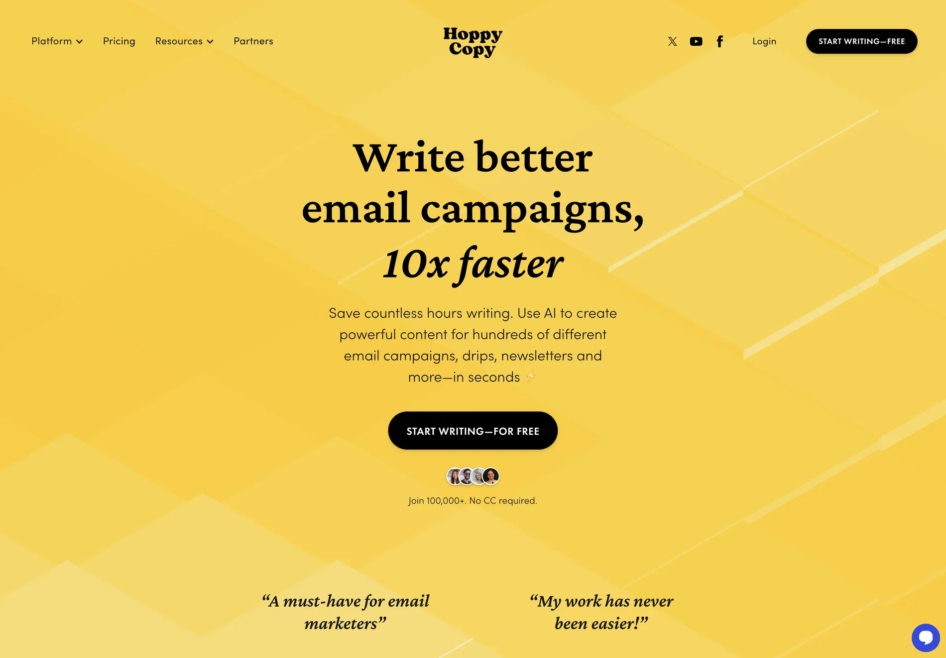 Hoppy Copy: AI Email Writing Platform for Marketers