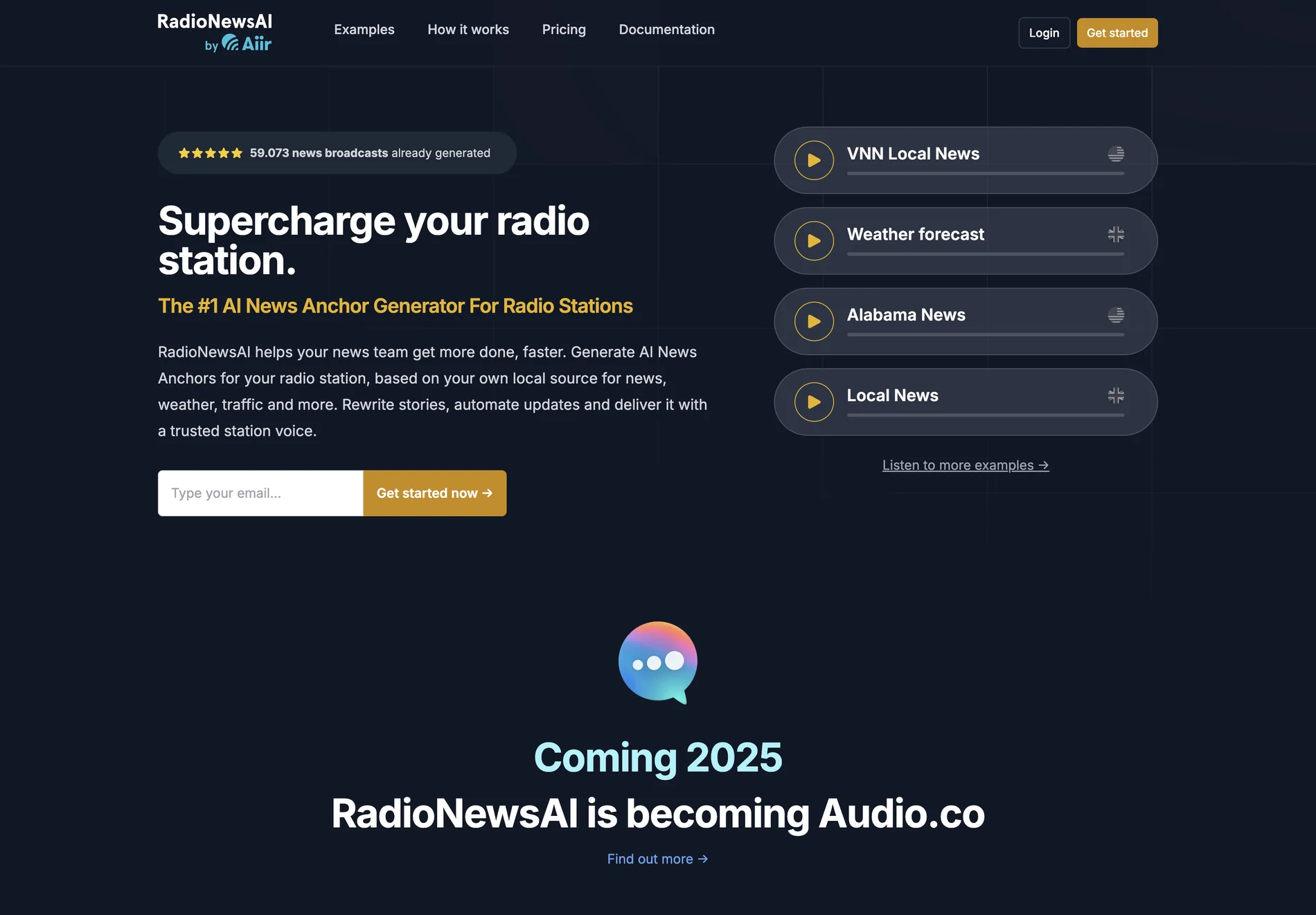 RadioNewsAI: The #1 AI News Anchor Generator for Radio Stations