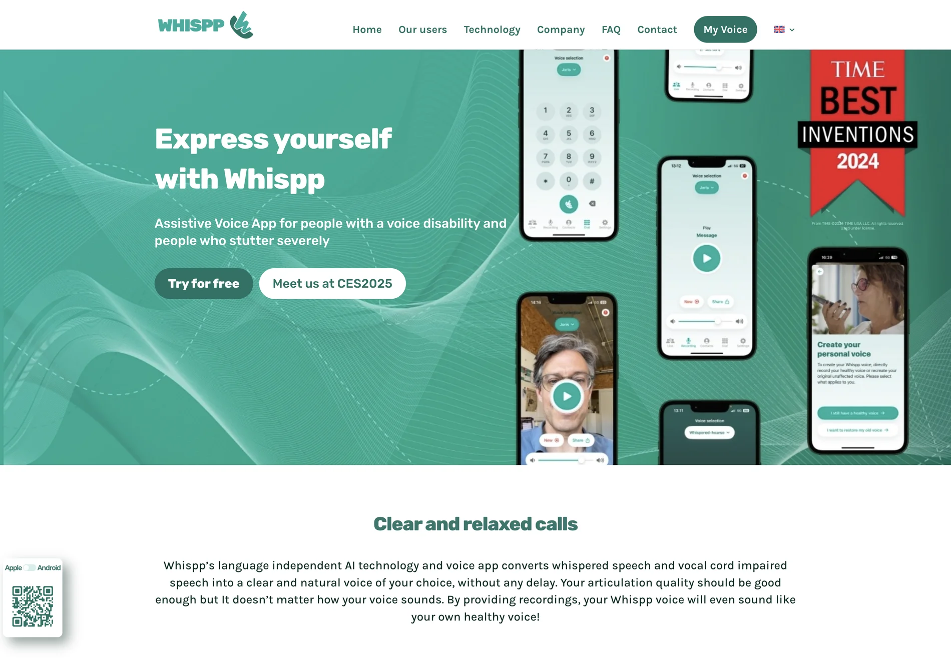 Whispp: AI-Powered Voice App for Clear and Natural Speech