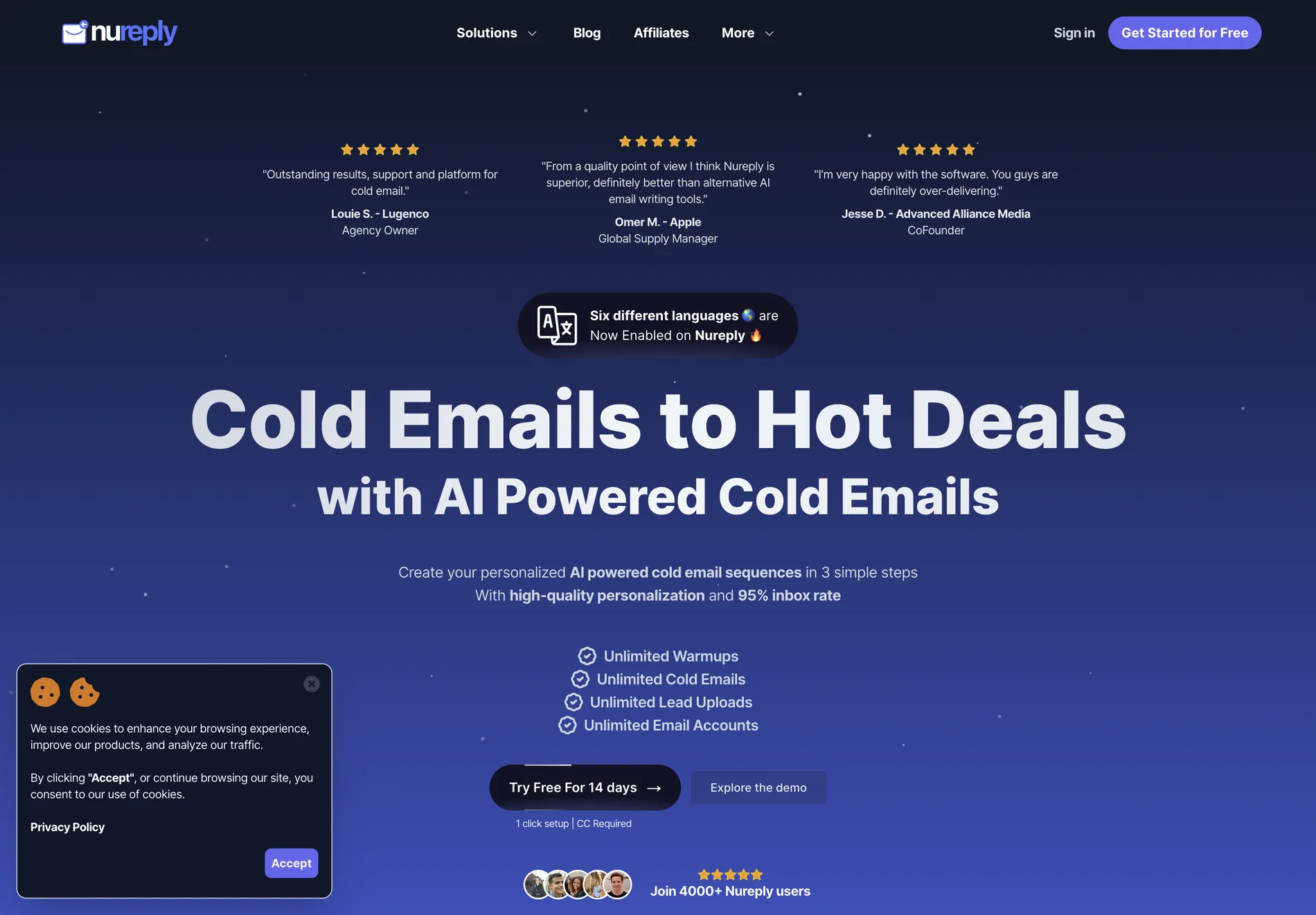 Nureply: Revolutionizing Cold Email with AI-Powered Personalization