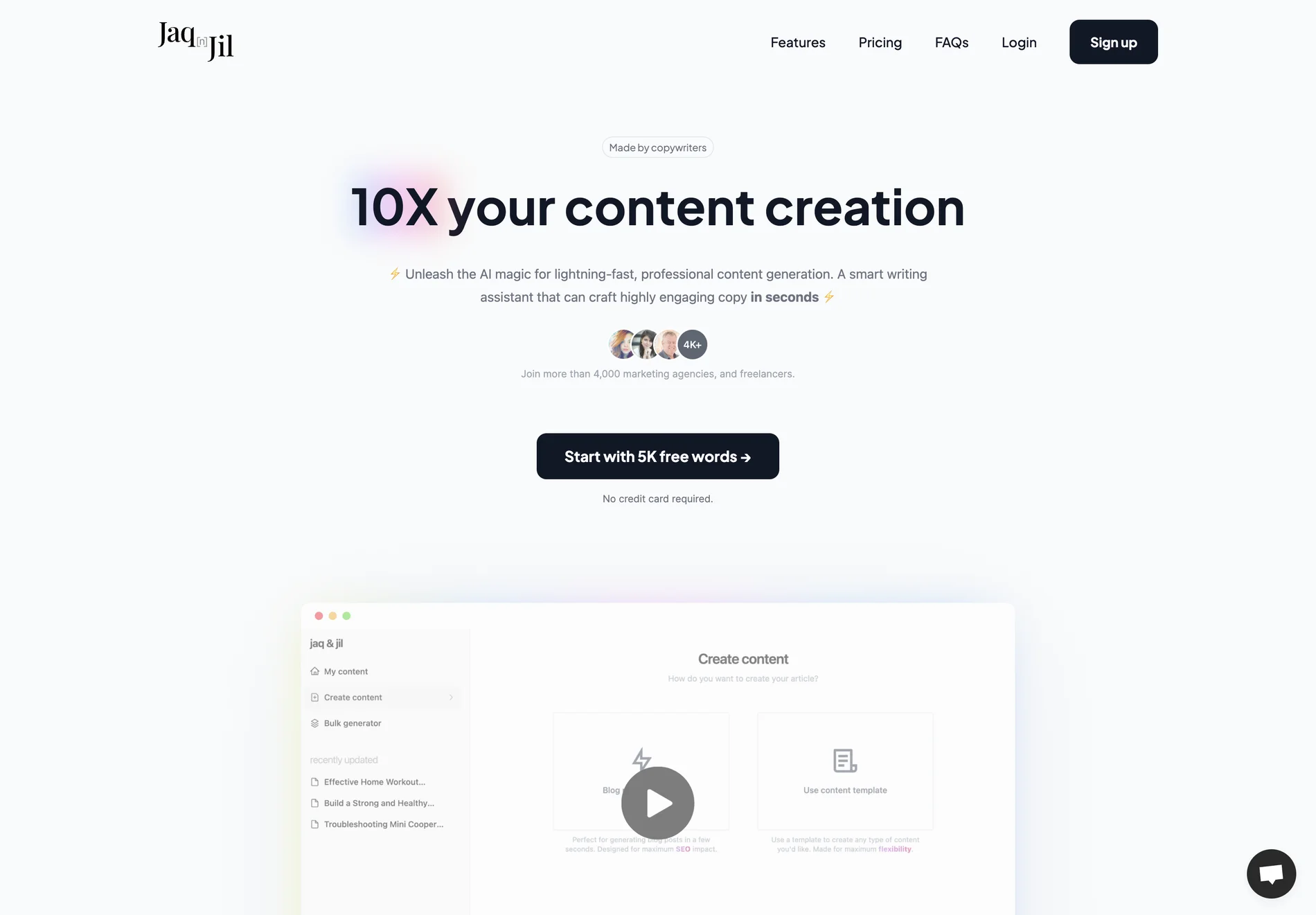 Jaq & Jil: Revolutionize Your Content Creation with AI