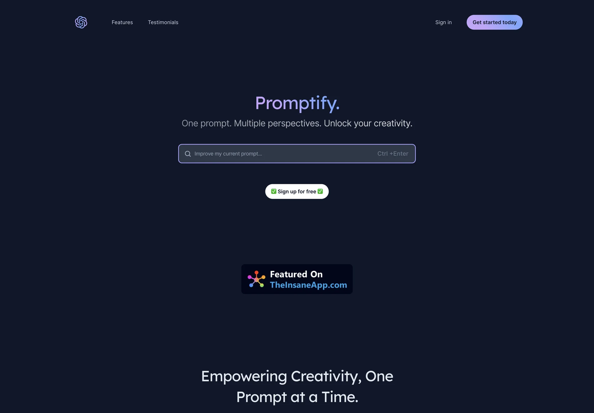 Promptify.Pro: AI-Powered Writing Prompts to Unlock Your Creativity