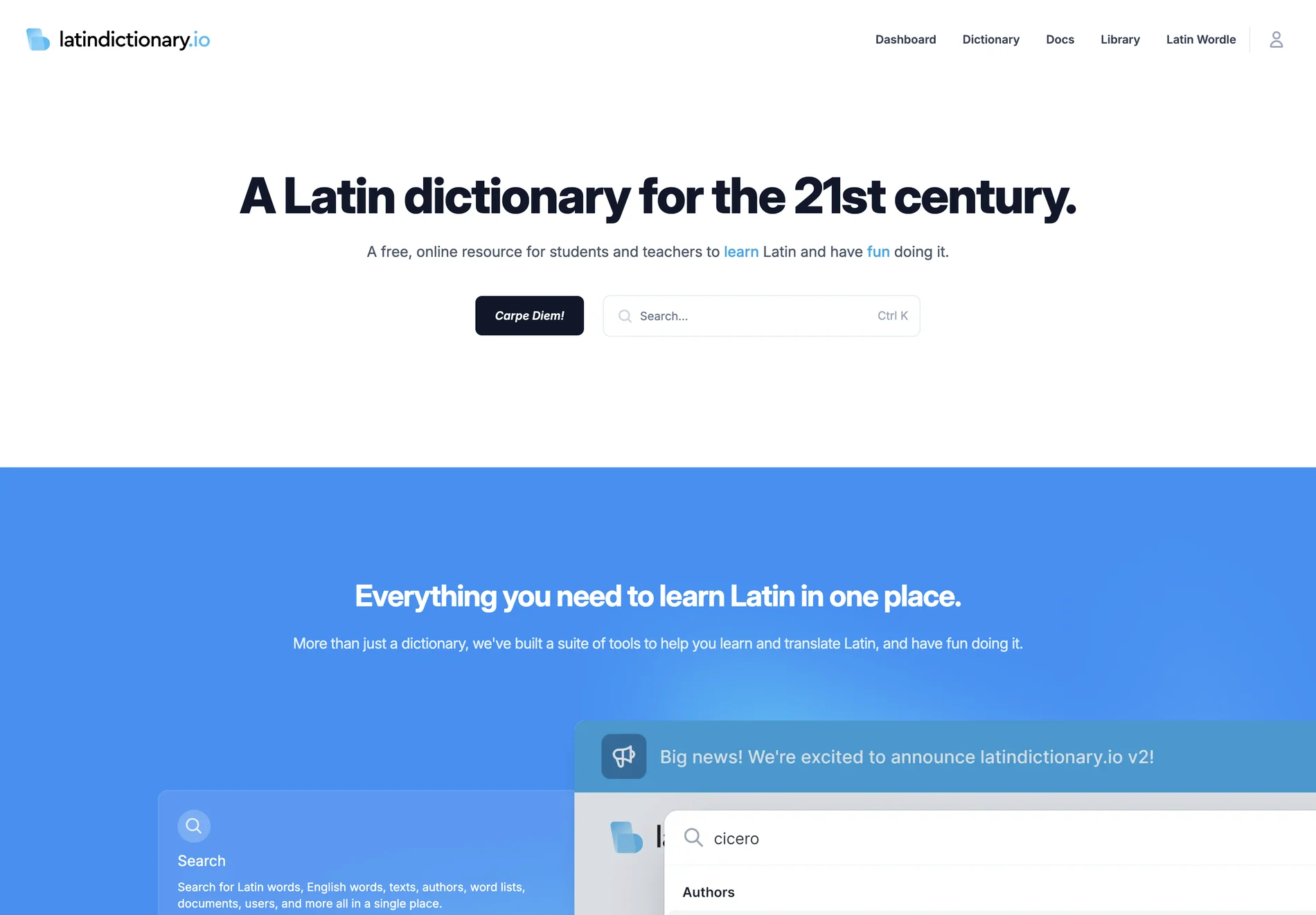 Latin Dictionary - Learn and Translate Latin with Ease