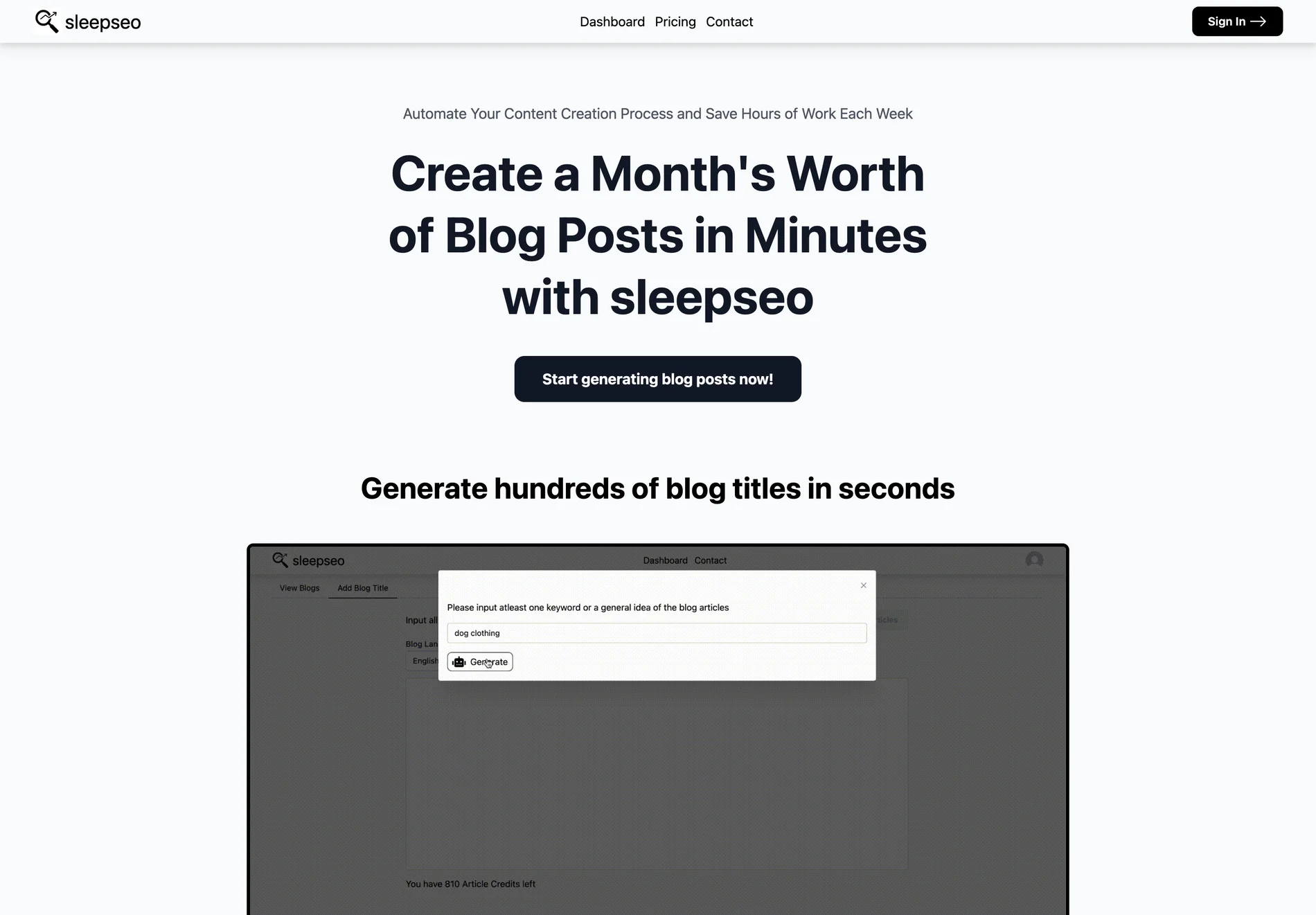 sleepseo: Revolutionizing Content Creation with AI